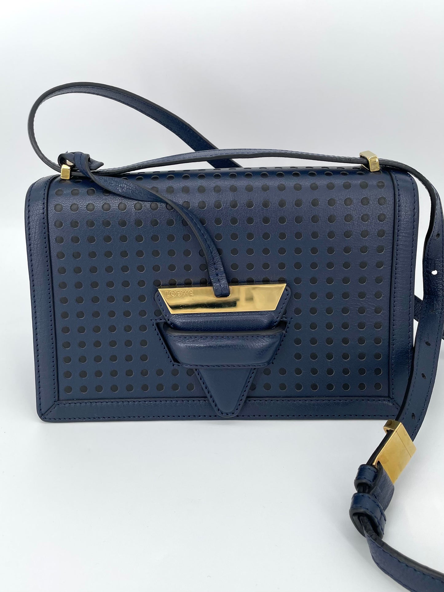 Preloved Loewe Barcelona Crossbody Bag, Medium