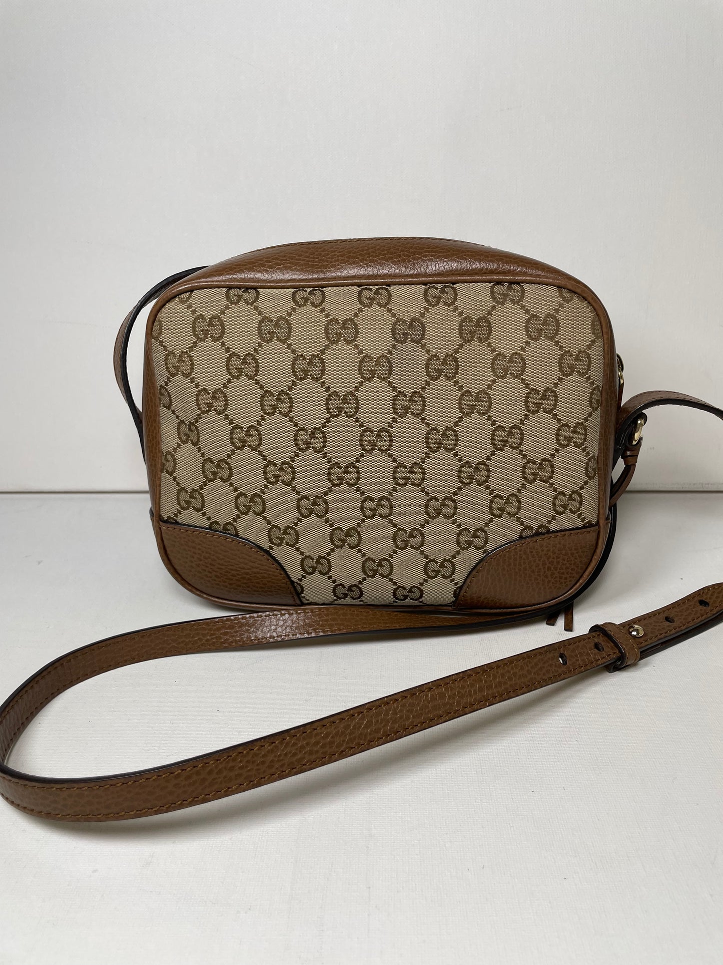 Preloved Gucci Bree Monogram Crossbody Bag