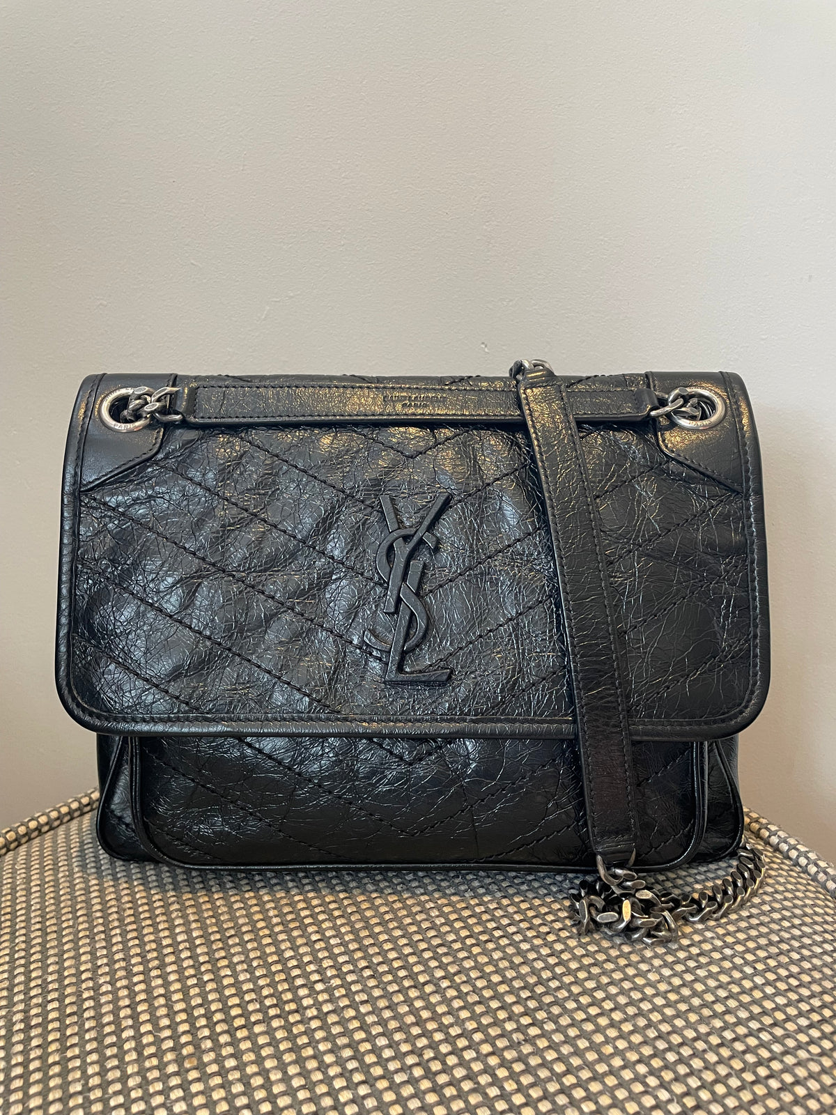 Preloved Saint Laurent Niki Shoulder Bag, Medium