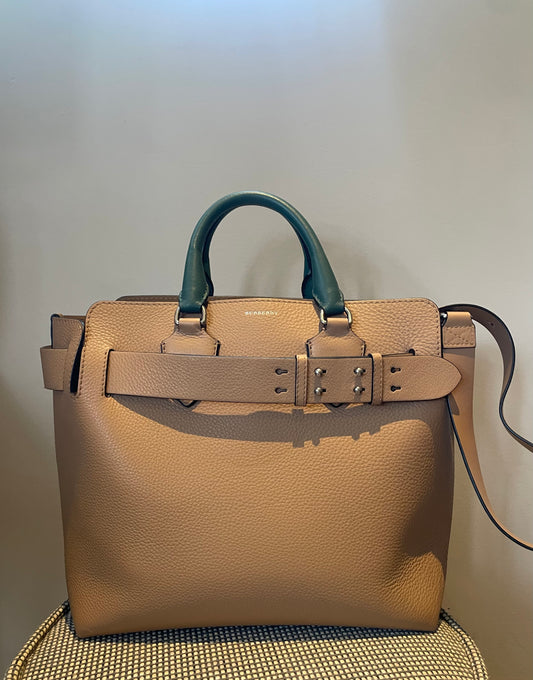Preloved Burberry Belt Bag Tote, Medium