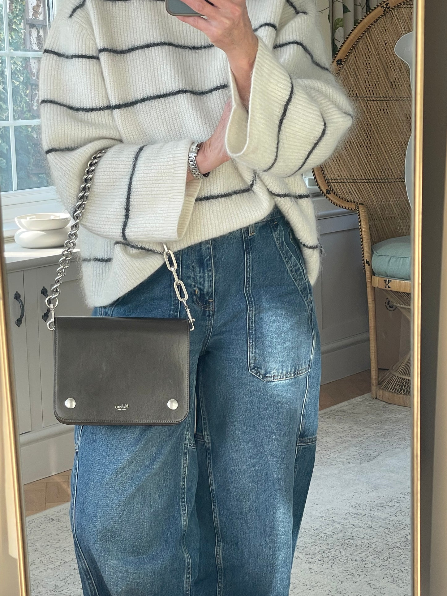 Preloved Mulberry Clifton Shoulder Bag/Clutch