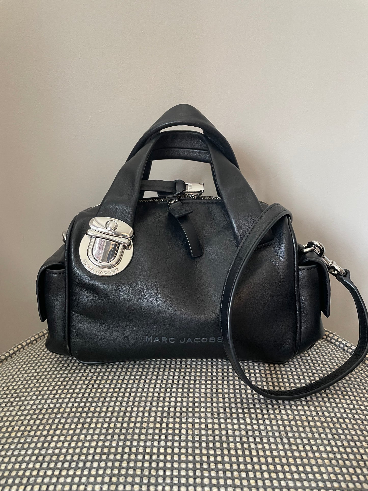 Preloved Marc Jacobs Pushlock satchel bag, Mini