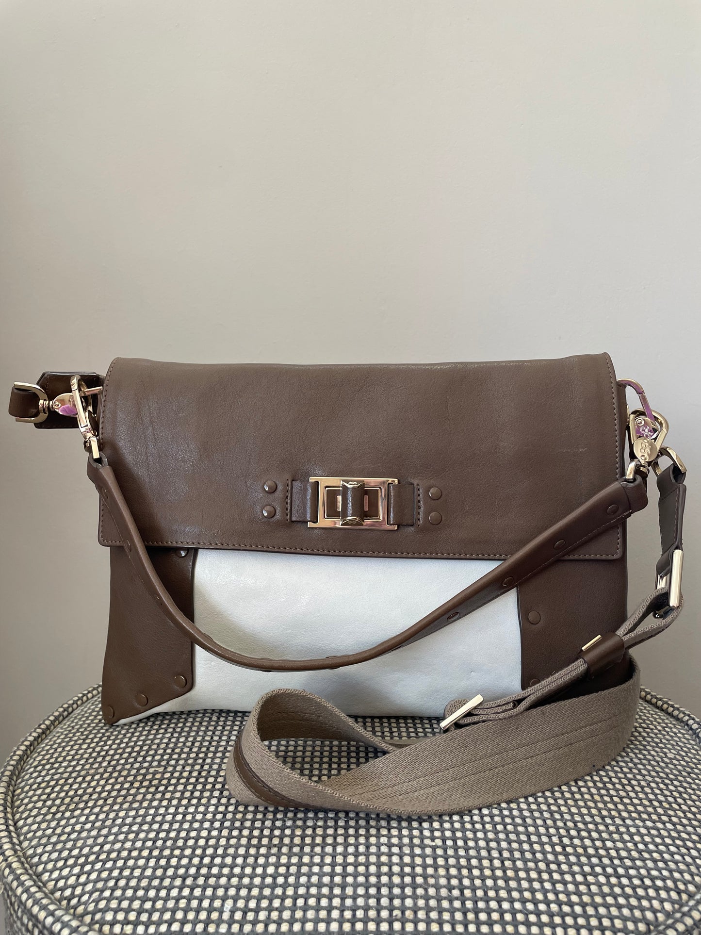 Preloved Anya Hindmarch Envelope, Three Way Bag