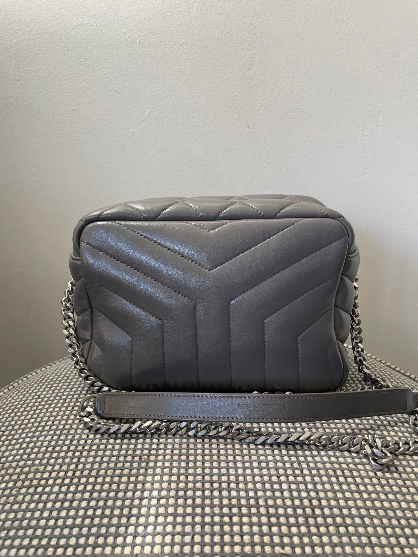 Preloved Saint Laurent Loulou Bowling Bag, Small