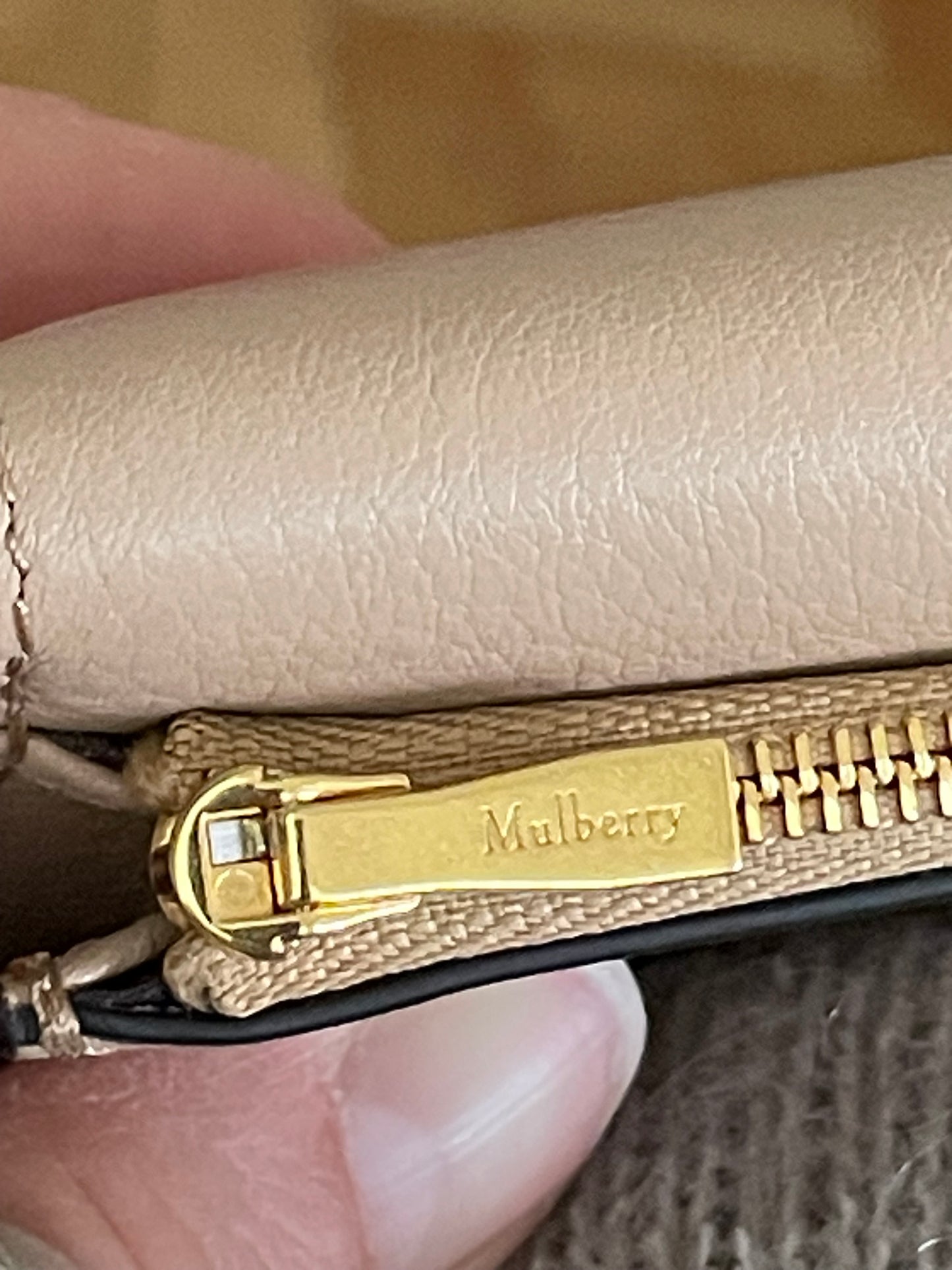 Preloved Mulberry Darley Folded Multi Wallet