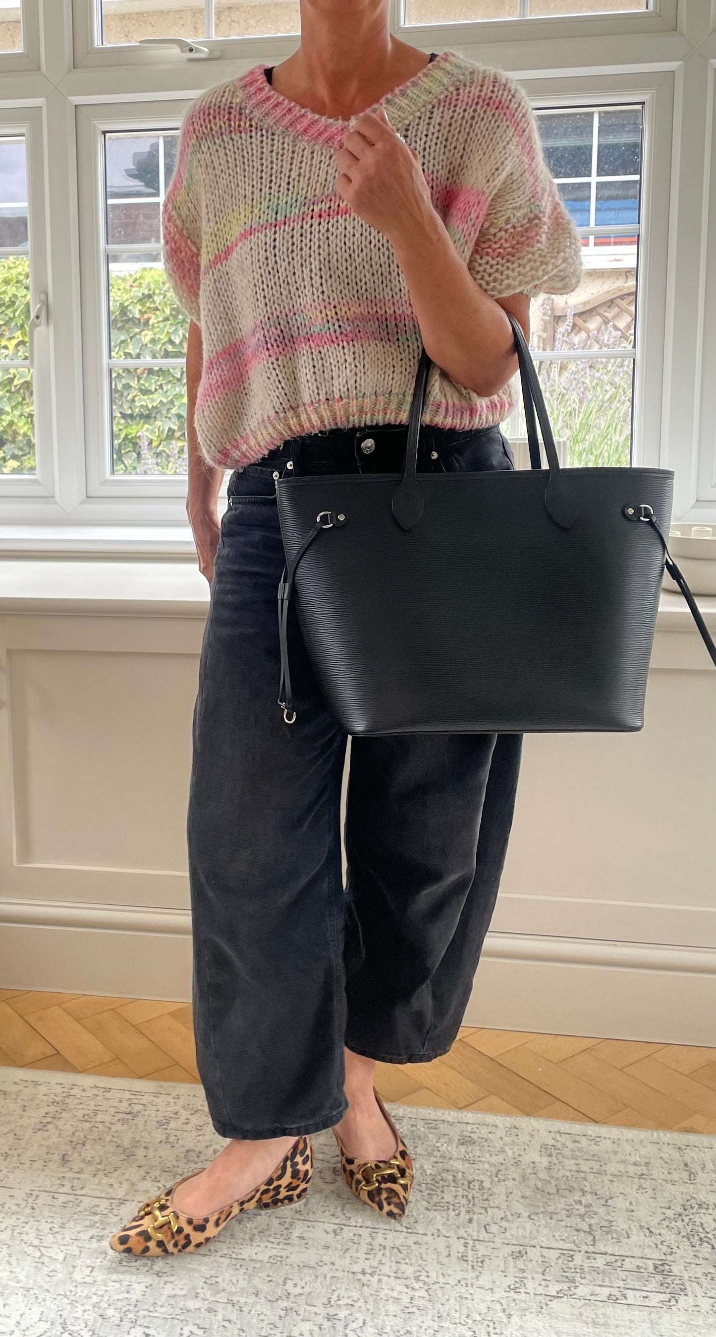 Preloved Louis Vuitton Neverfull Tote Bag in Epi Leather,  MM