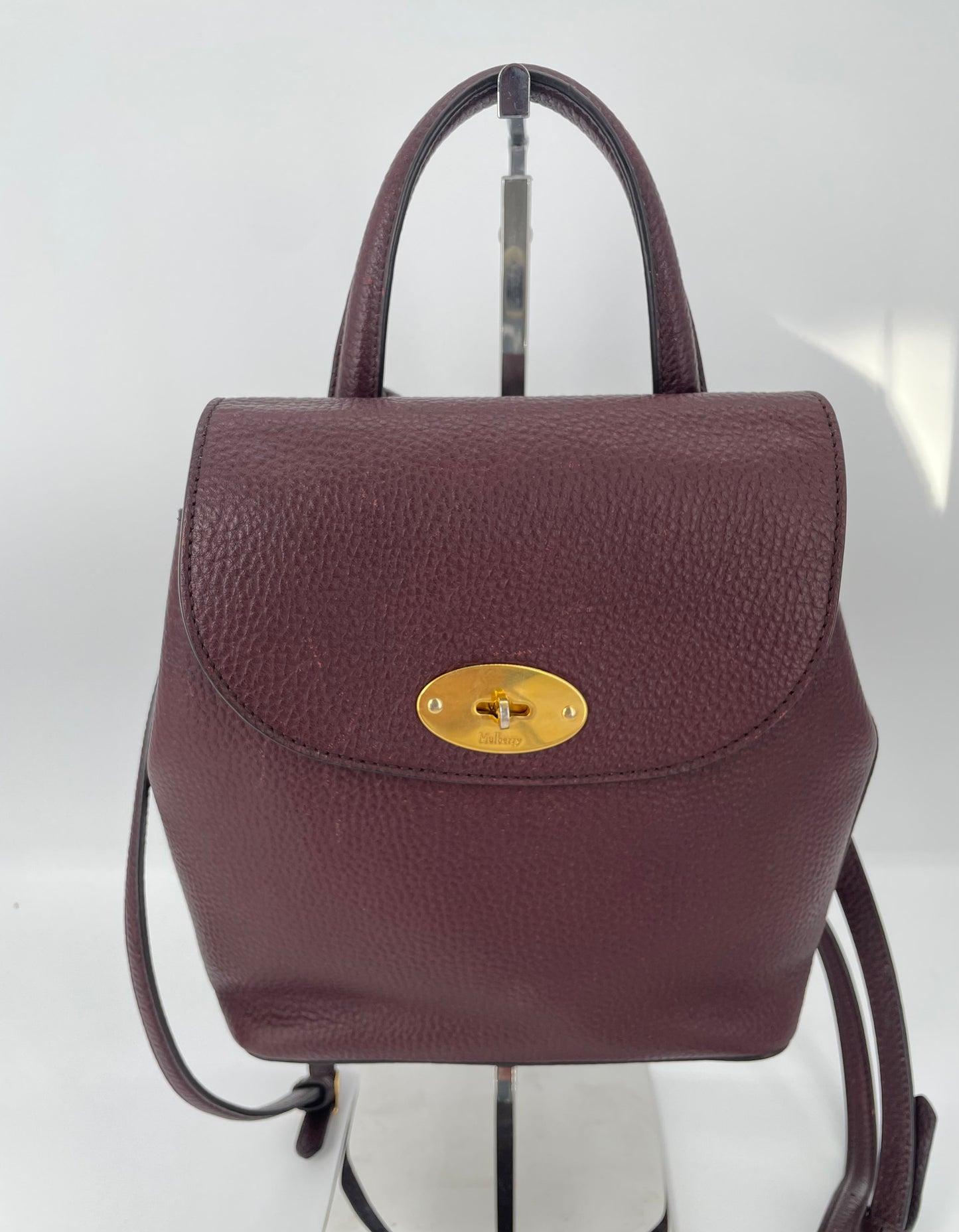 Preloved Mulberry Calfskin Bayswater Backpack, Mini