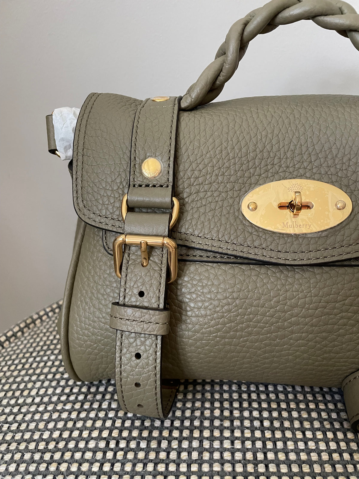 Preloved Mulberry Alexa Satchel Bag, Mini