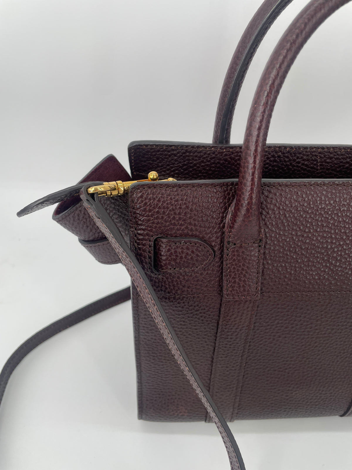 Preloved Mulberry Zipped Bayswater Crossbody Tote, Mini