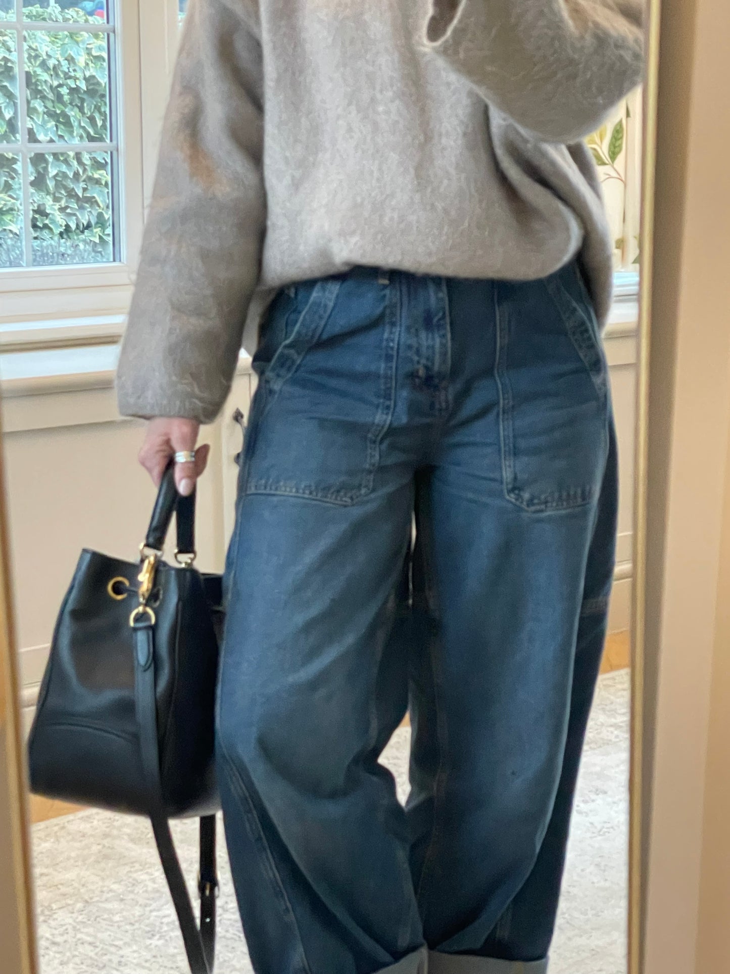 Preloved Mulberry Hampstead Bucket Bag