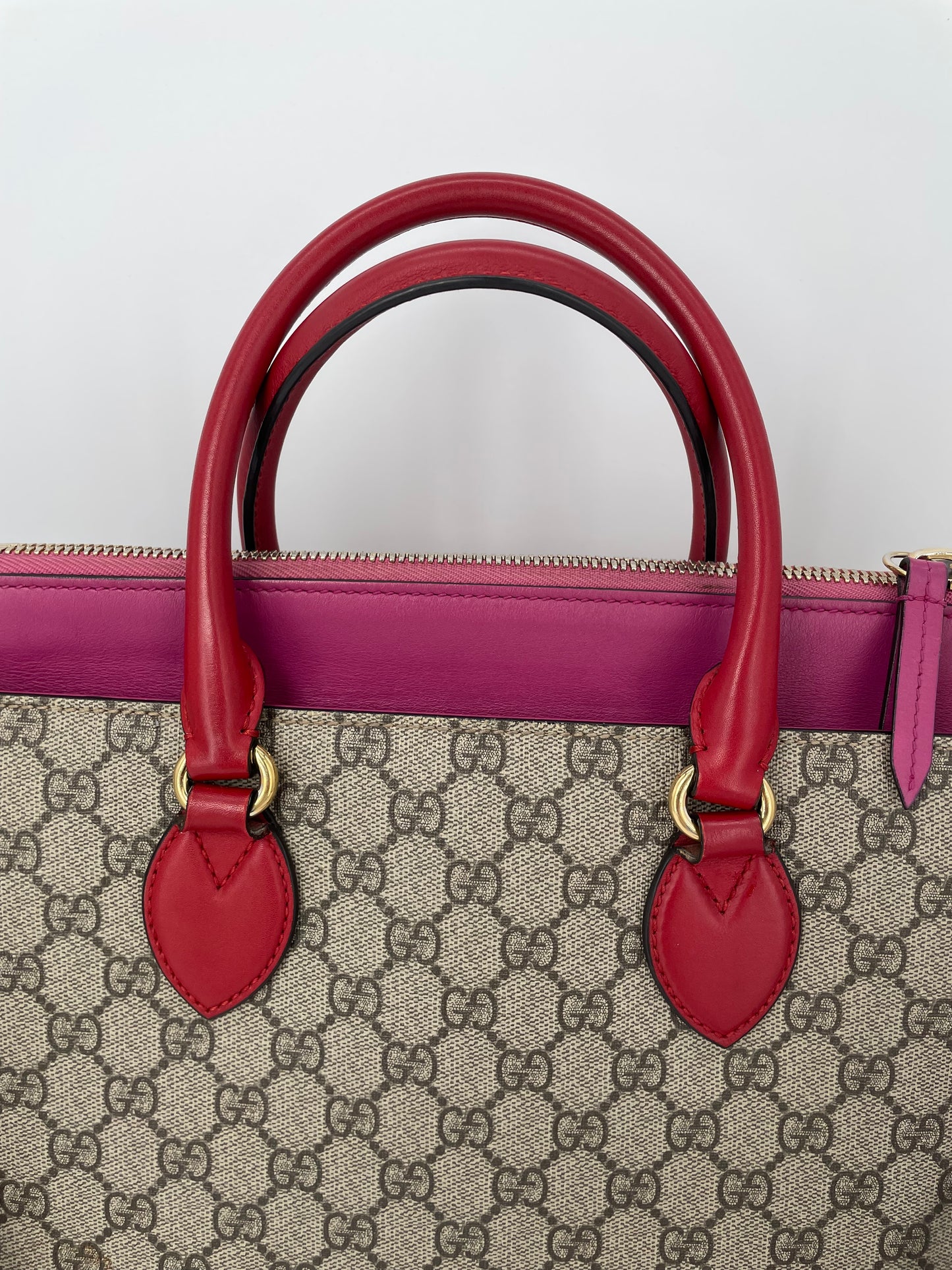 Preloved Gucci Supreme Monogram Tote Bag