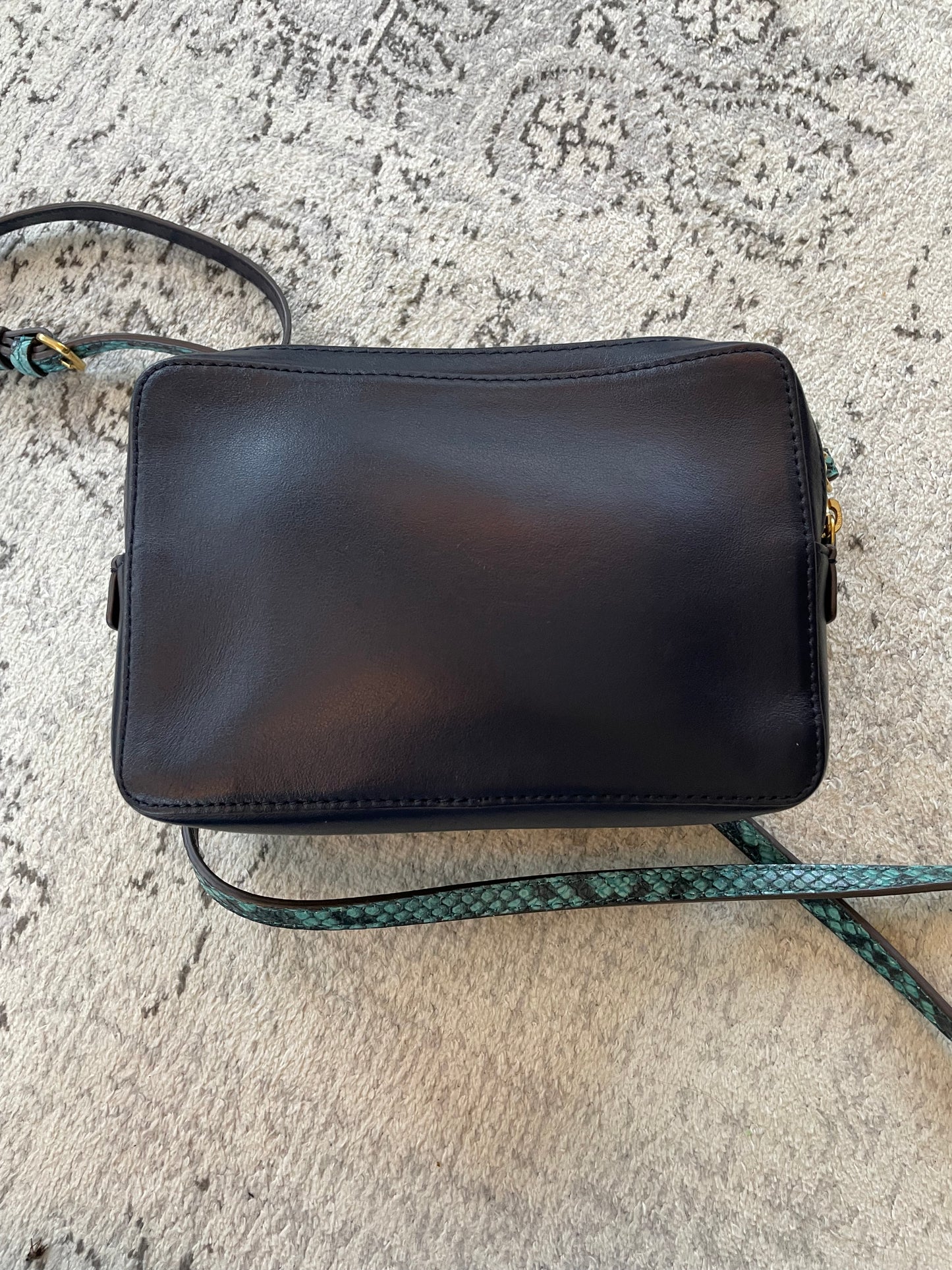 Preloved Anya Hindmarch Double Zip Crossbody Bag