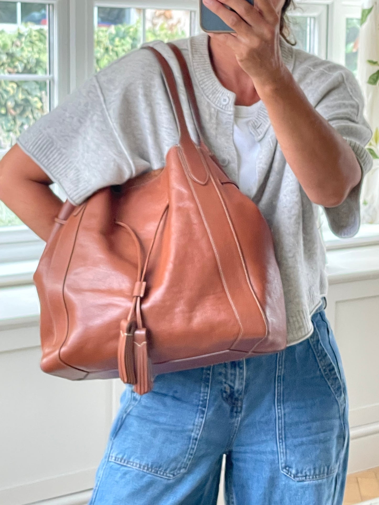 Preloved Mulberry Millie Tote Shoulder Bag, Large