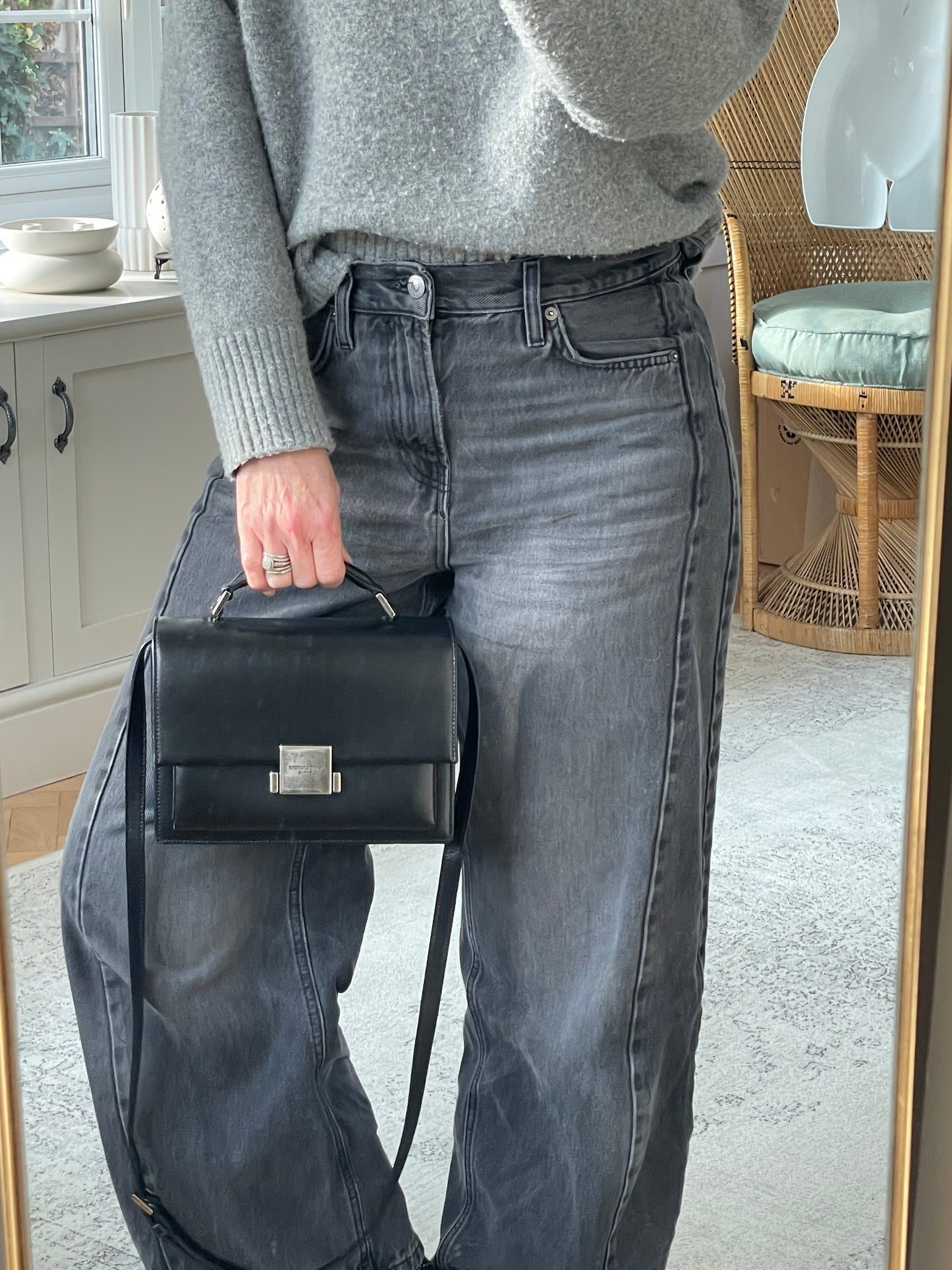 Preloved Saint Laurent Bellechasse Satchel Bag with Long Strap