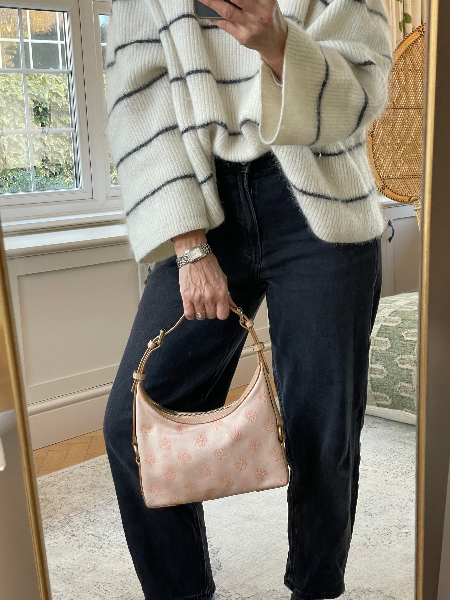 Preloved Mulberry, Vintage Jacquard Shoulder bag