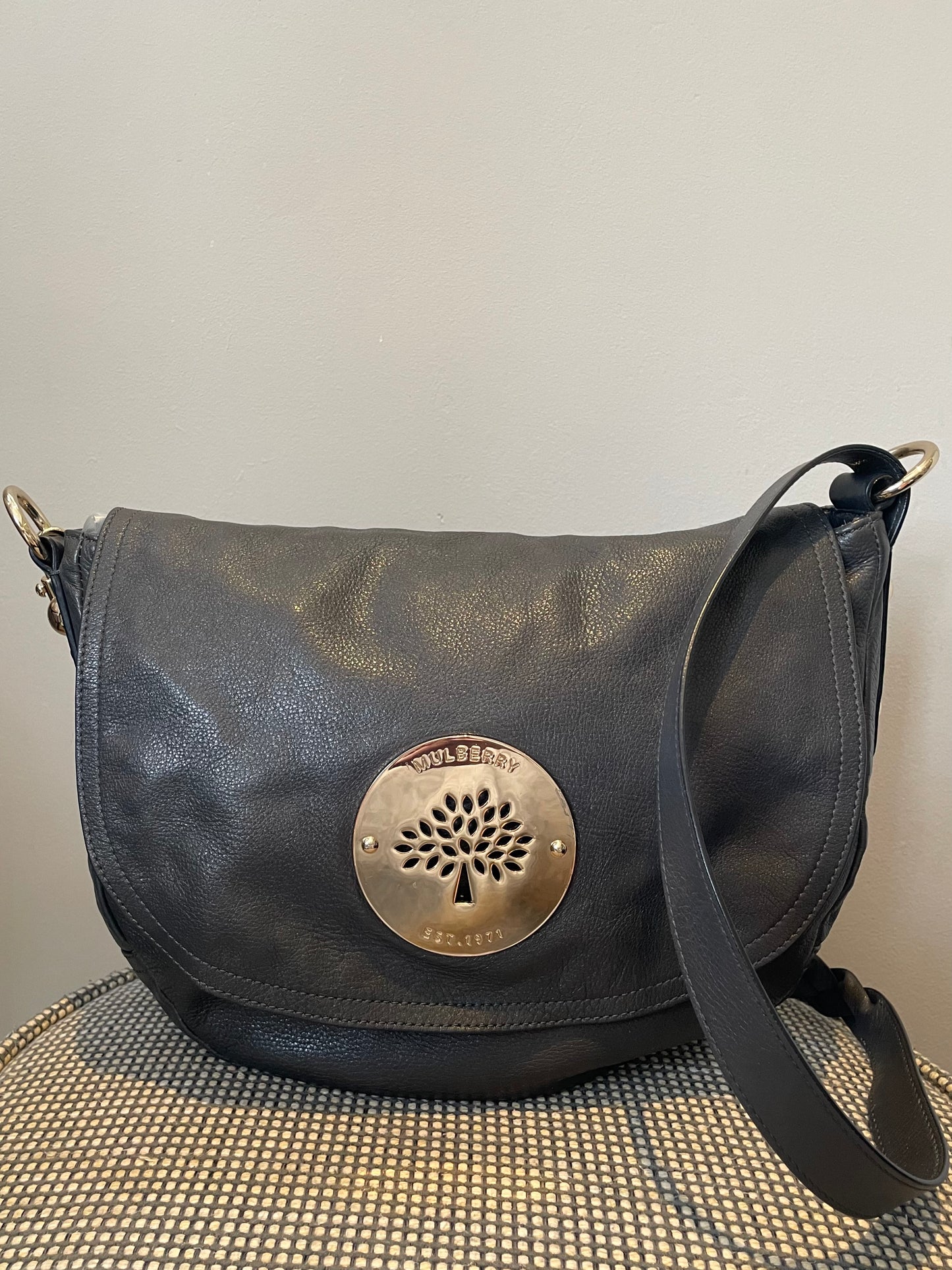 Preloved Mulberry Daria Satchel Shoulder Bag, Medium