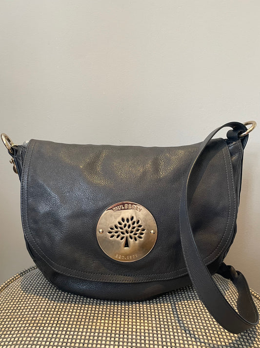 Preloved Mulberry Daria Satchel Shoulder Bag, Medium
