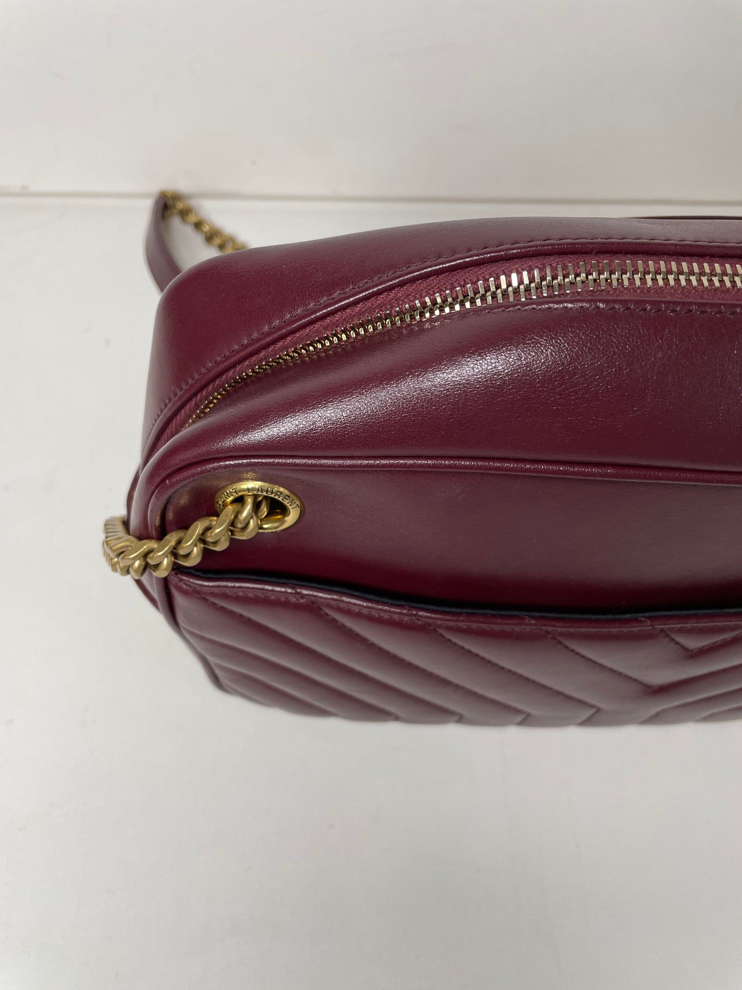 Preloved Saint Laurent Joan Camera Crossbody Bag, Medium