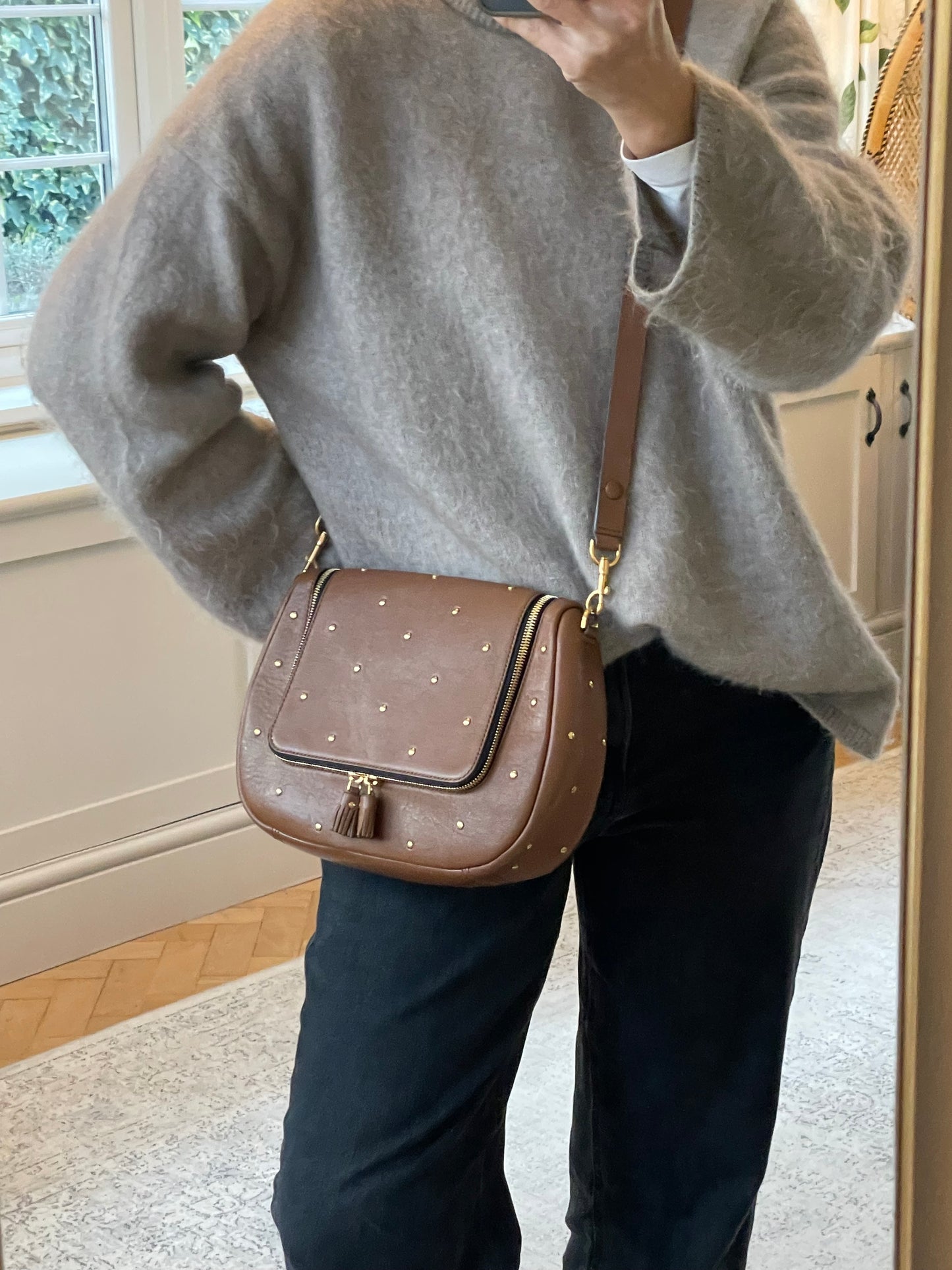 Preloved Anya Hindmarch Vere Satchel Bag, Medium