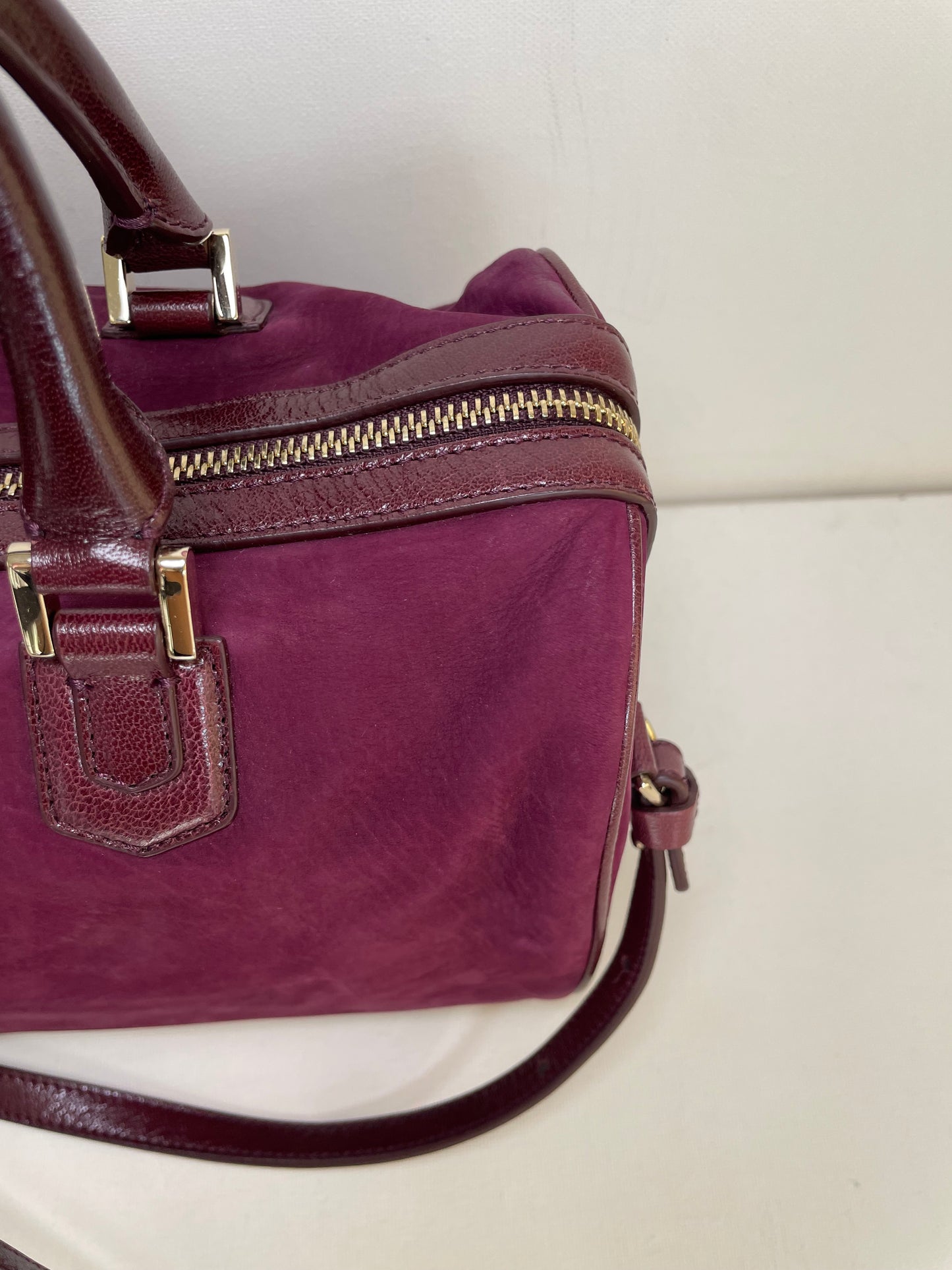 Preloved Giorgio Armani Boston Bag with long strap