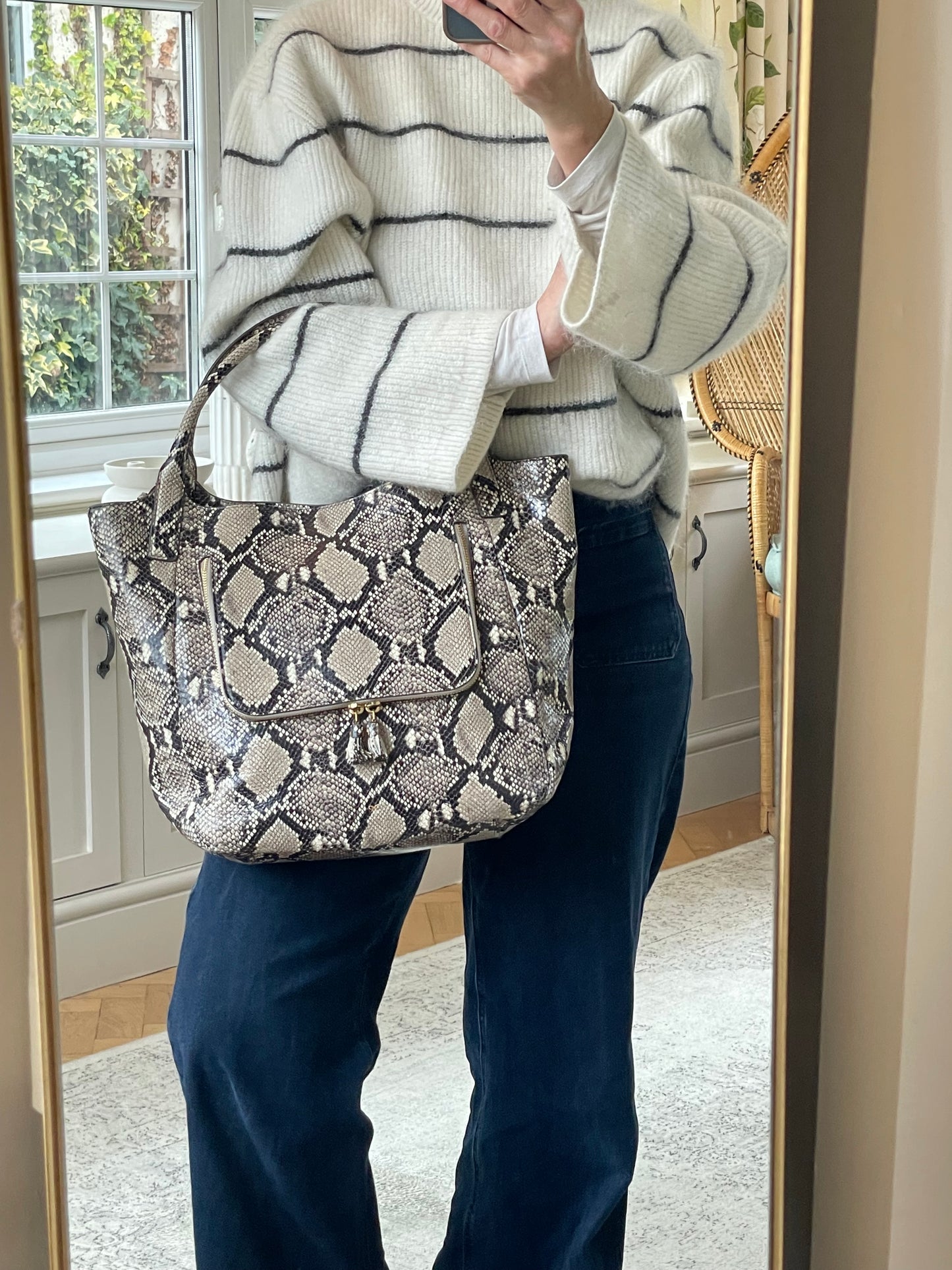 Preloved Anya Hindmarch Soft Vere Tote Bag