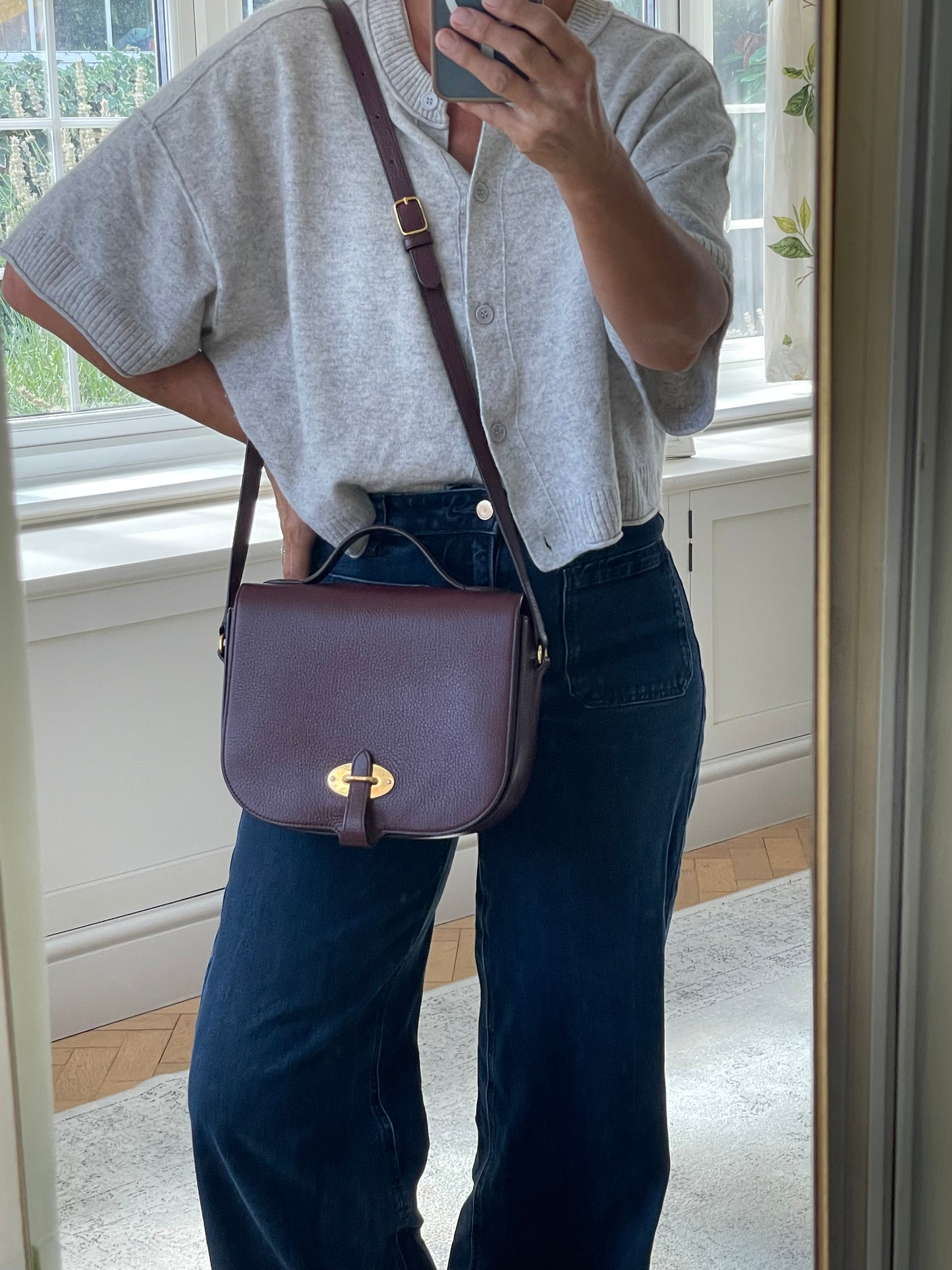 Preloved Mulberry Tenby Satchel Bag, Large