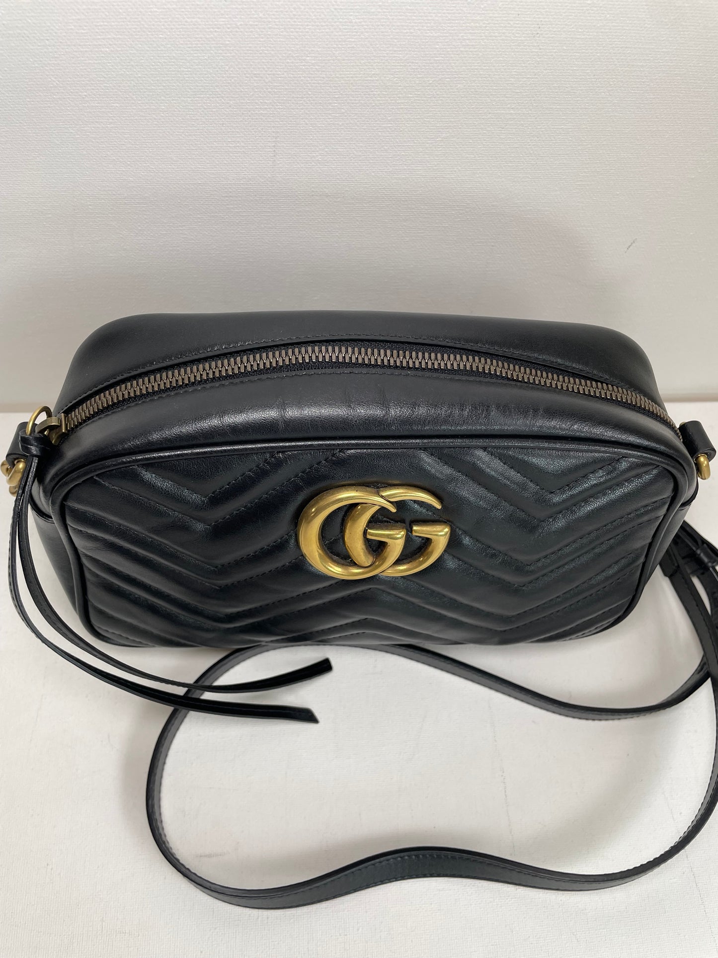 Preloved Gucci Marmont Shoulder Bag, Small