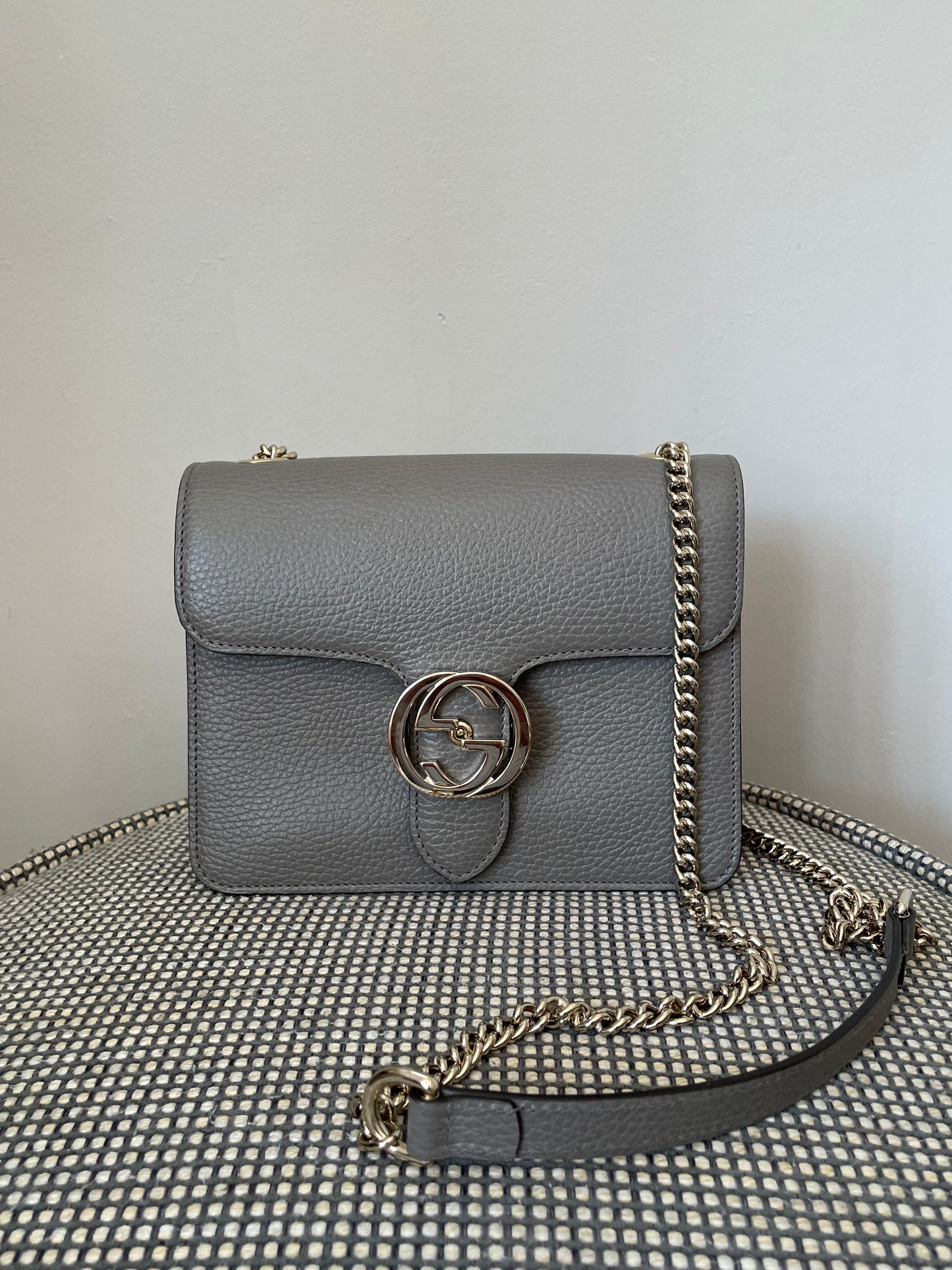 Preloved Gucci Interlocking Shoulder Bag