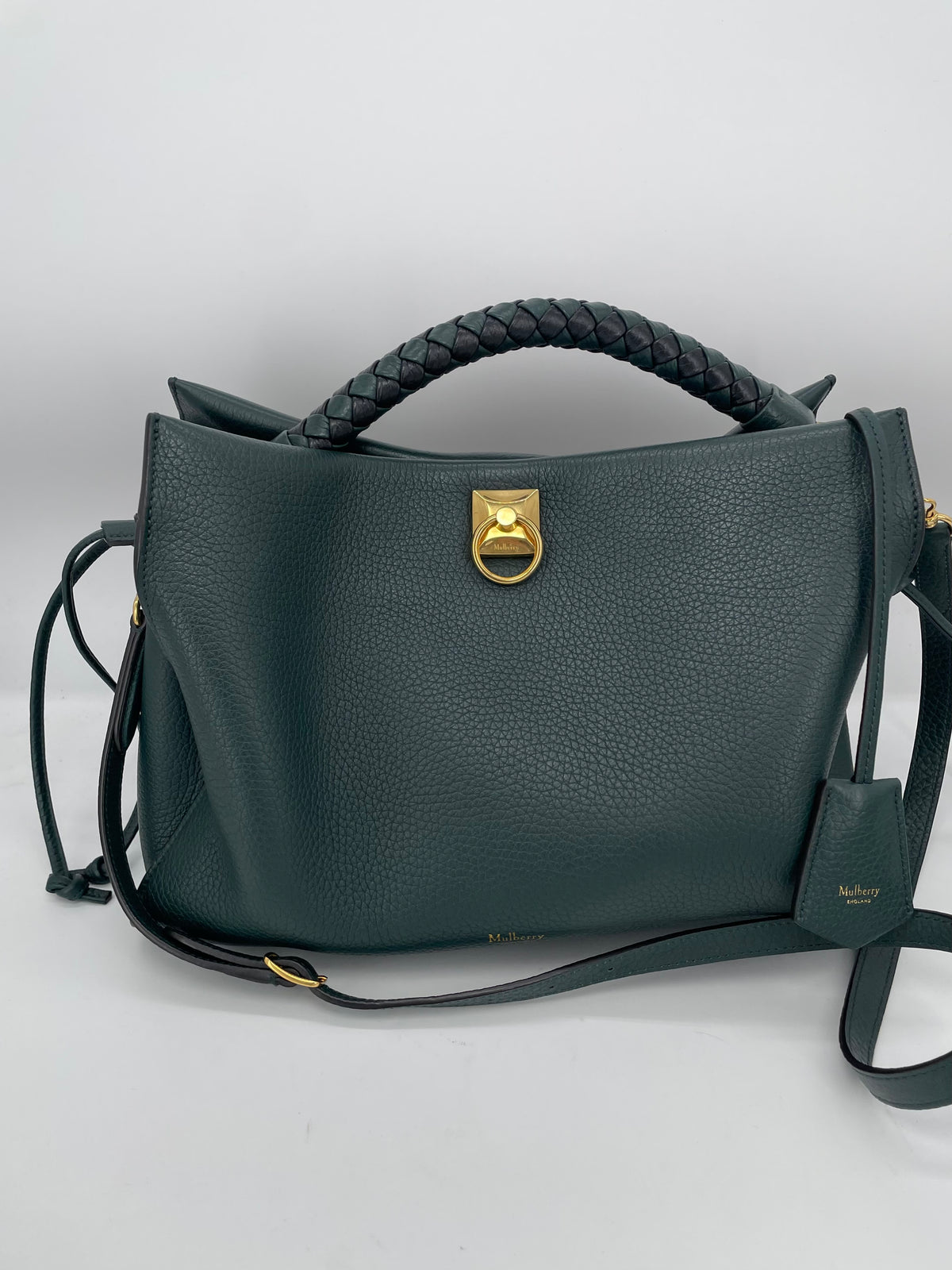 Preloved Mulberry Iris Top Handle Tote Bag, Large