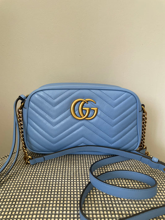 Preloved Gucci Marmont Shoulder Bag, Small
