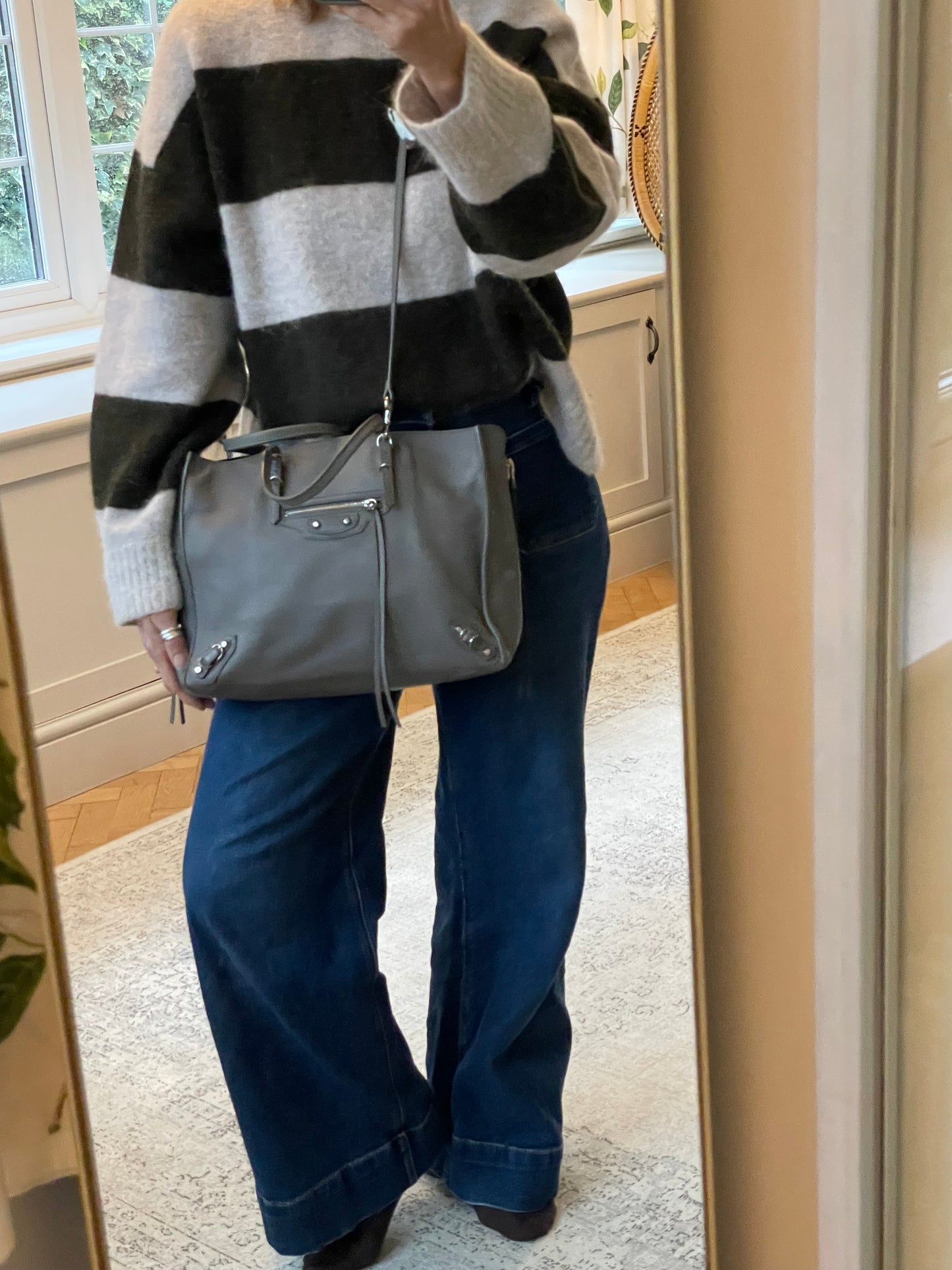 Preloved Balenciaga Papier Side Zip Tote, Medium