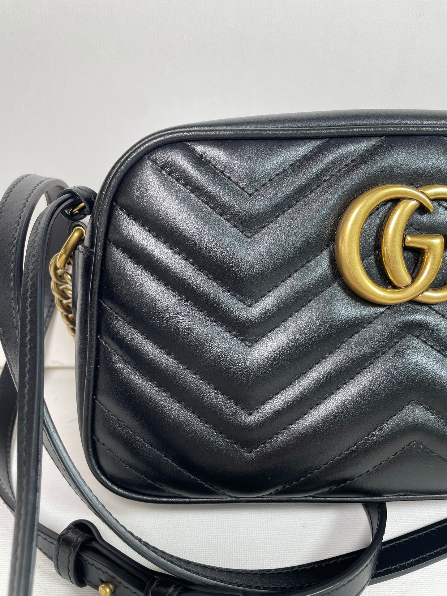 Preloved Gucci Marmont Shoulder Bag, Small