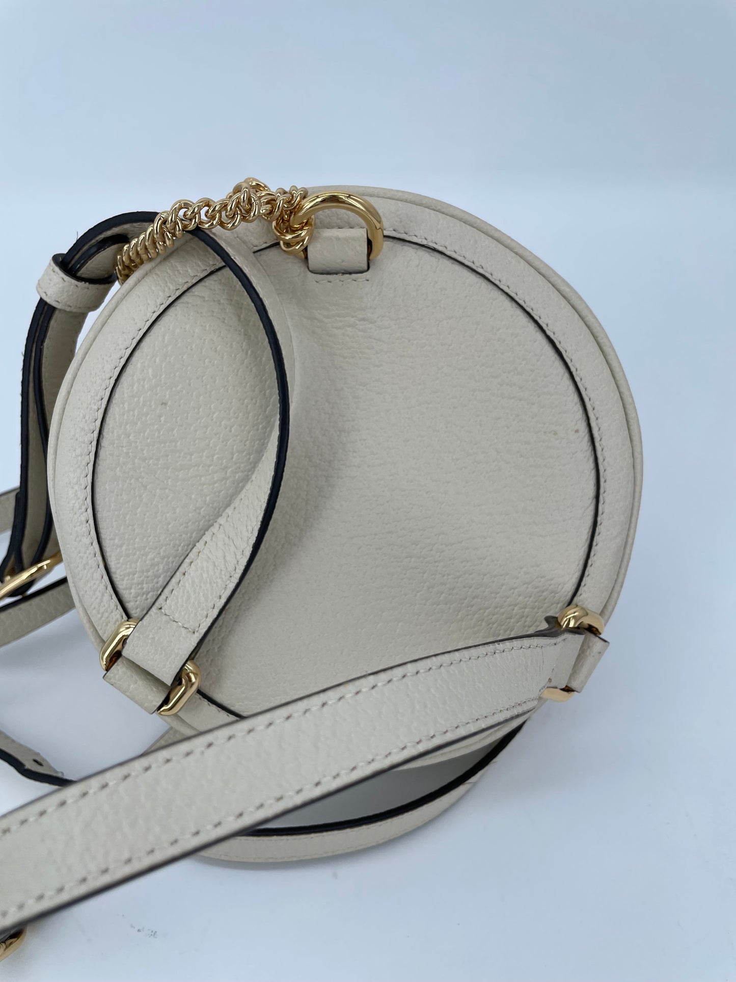 Preloved Gucci Ophidia Vintage Web Circle Backpack Bag, Mini