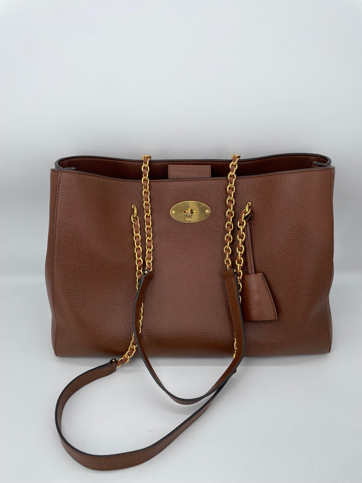 Preloved Mulberry Lily Chain Tote Bag