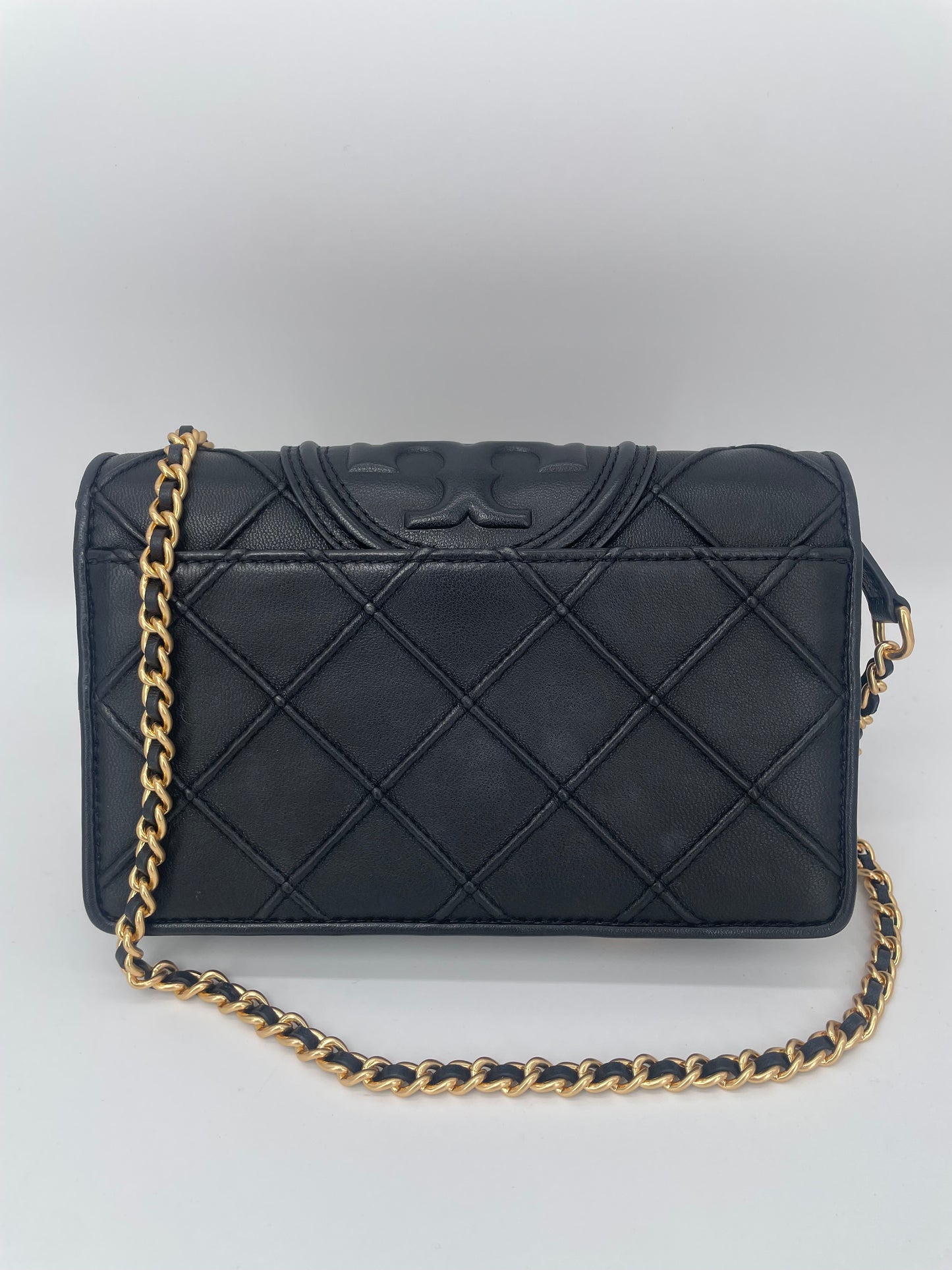 Preloved Tory Burch Fleming Soft Chain Wallet