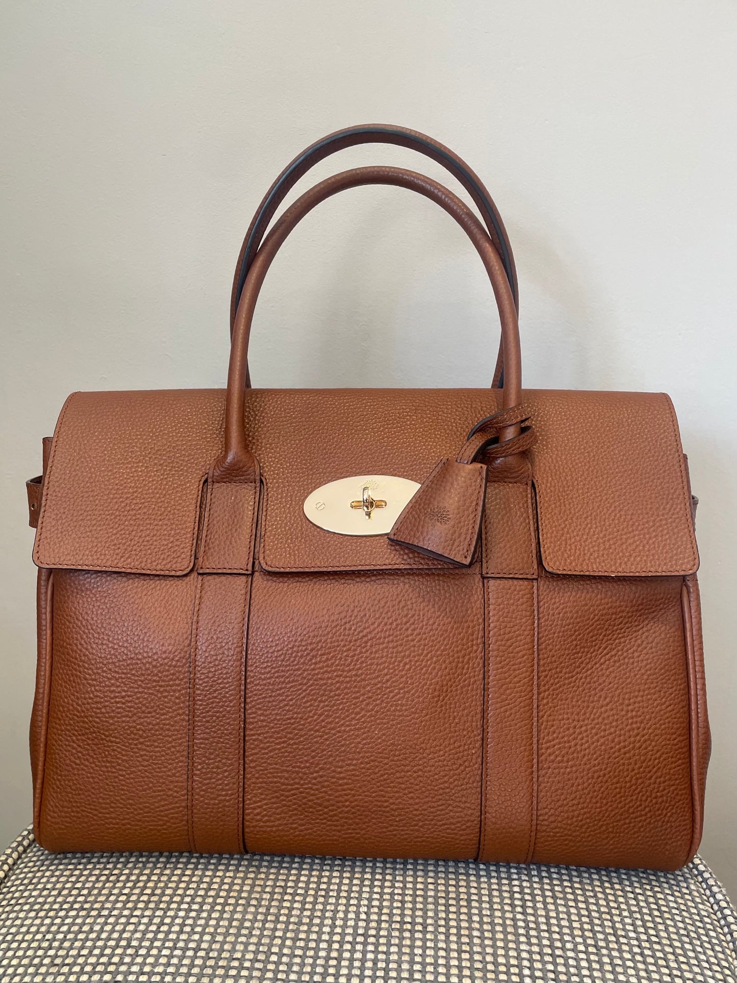 Preloved Mulberry Bayswater Satchel, Large