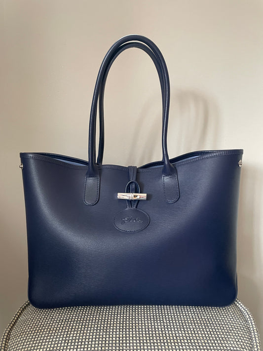 Preloved Longchamp Roseau Shopping Tote
