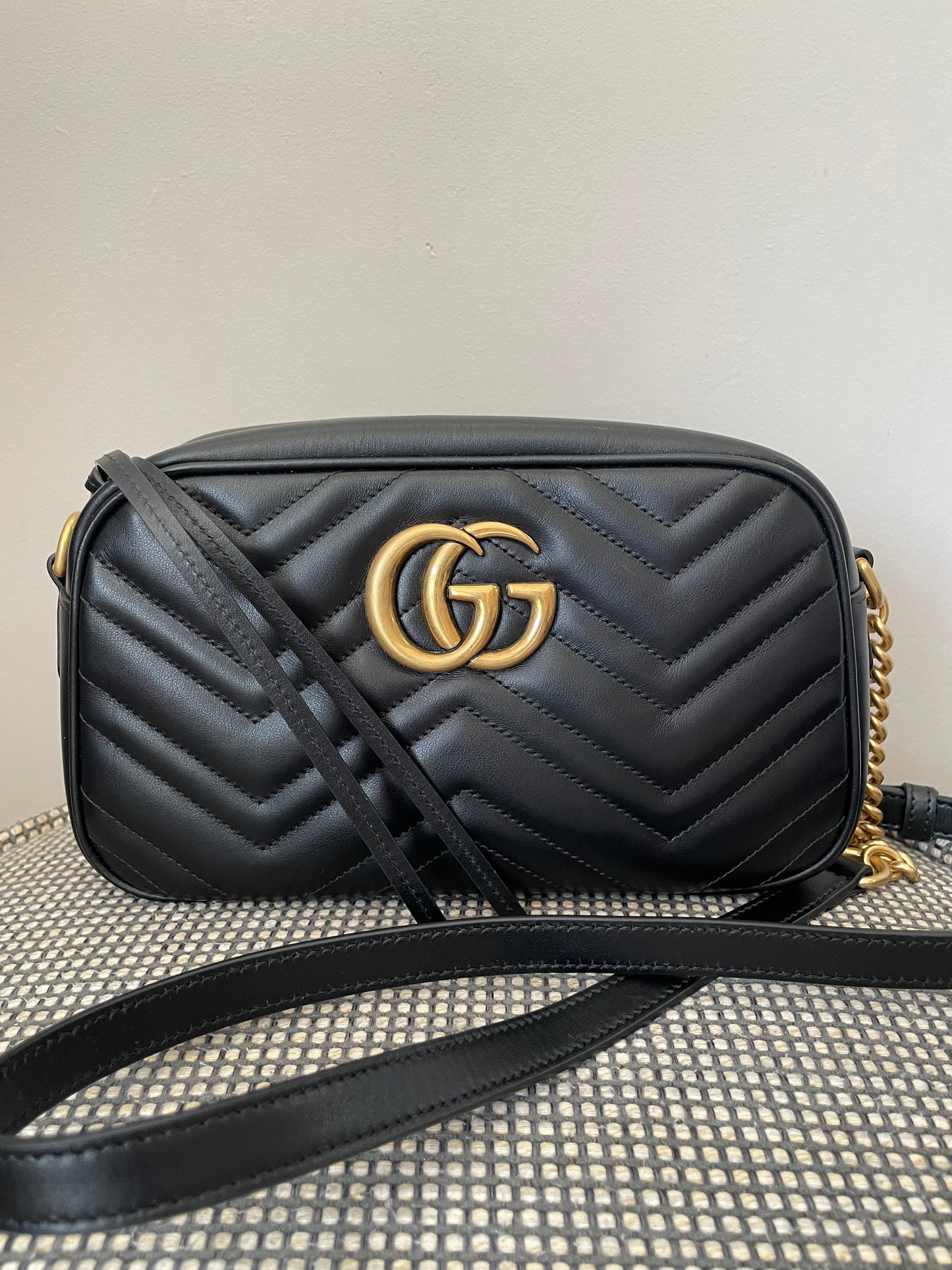 Preloved Gucci Marmont Shoulder Bag, Small