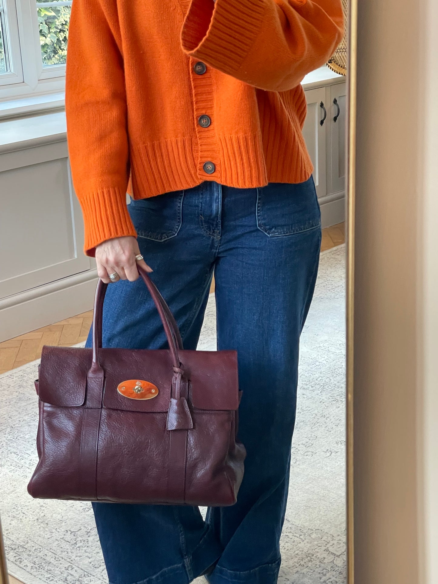 Preloved Mulberry Bayswater Tote Bag, Large