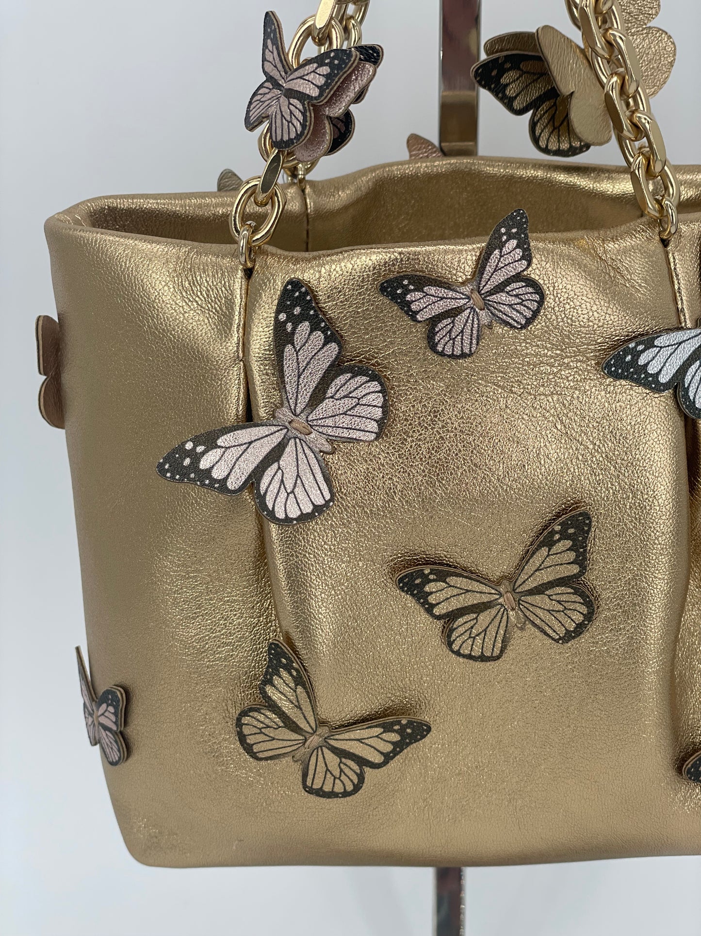 Preloved Aquazzura Papillion Tote Bag, Mini