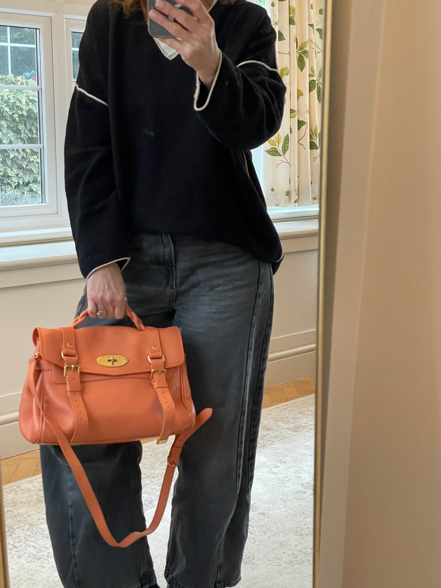 Preloved Mulberry Alexa Satchel Bag, Regular