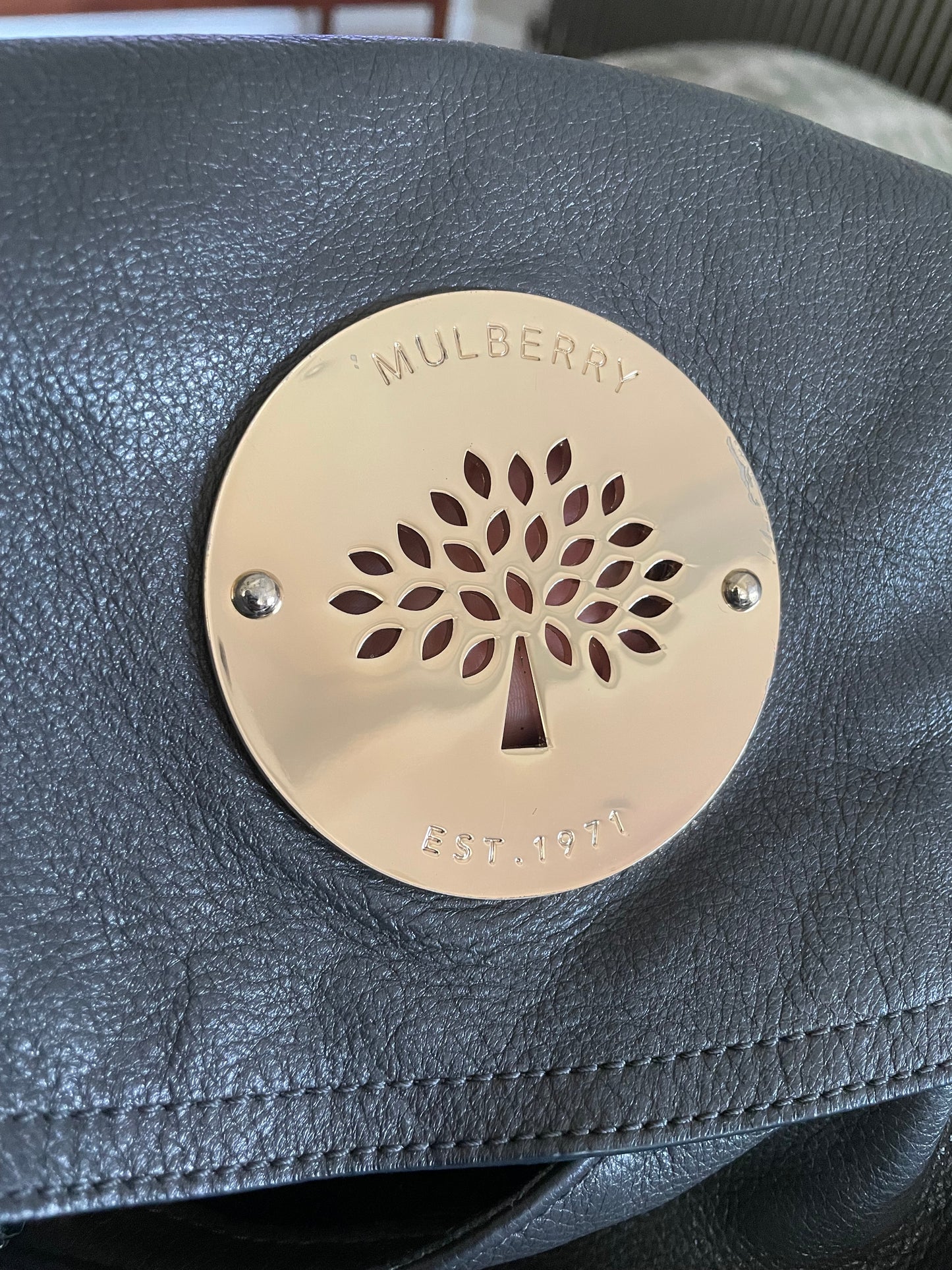 Preloved Mulberry Daria Satchel Shoulder Bag, Medium