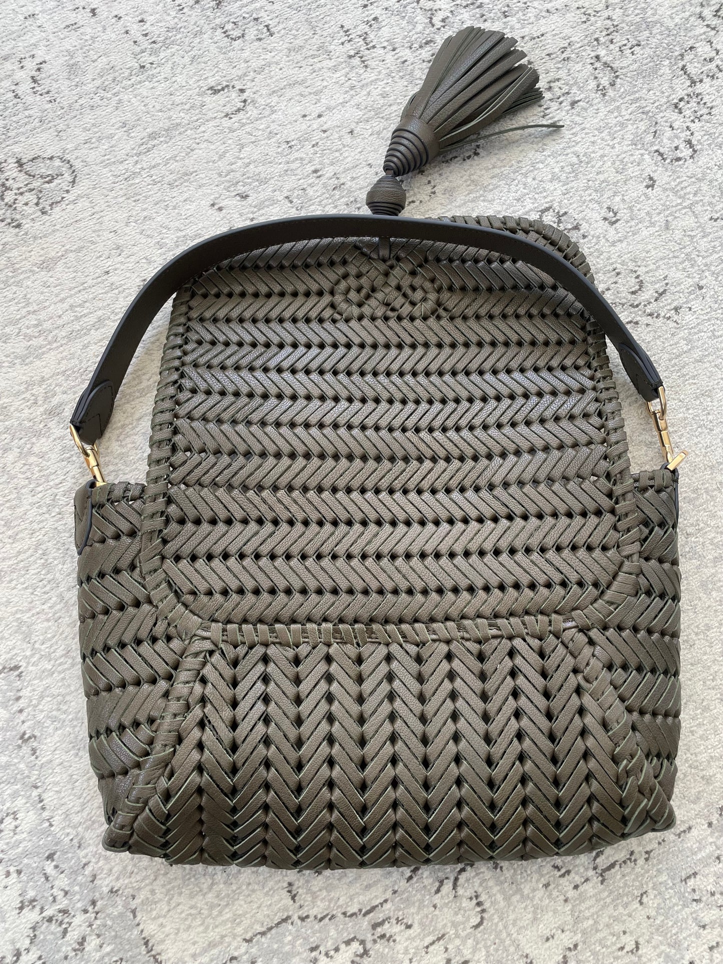 Preloved Anya Hindmarch Neeson Tassel Shoulder Bag