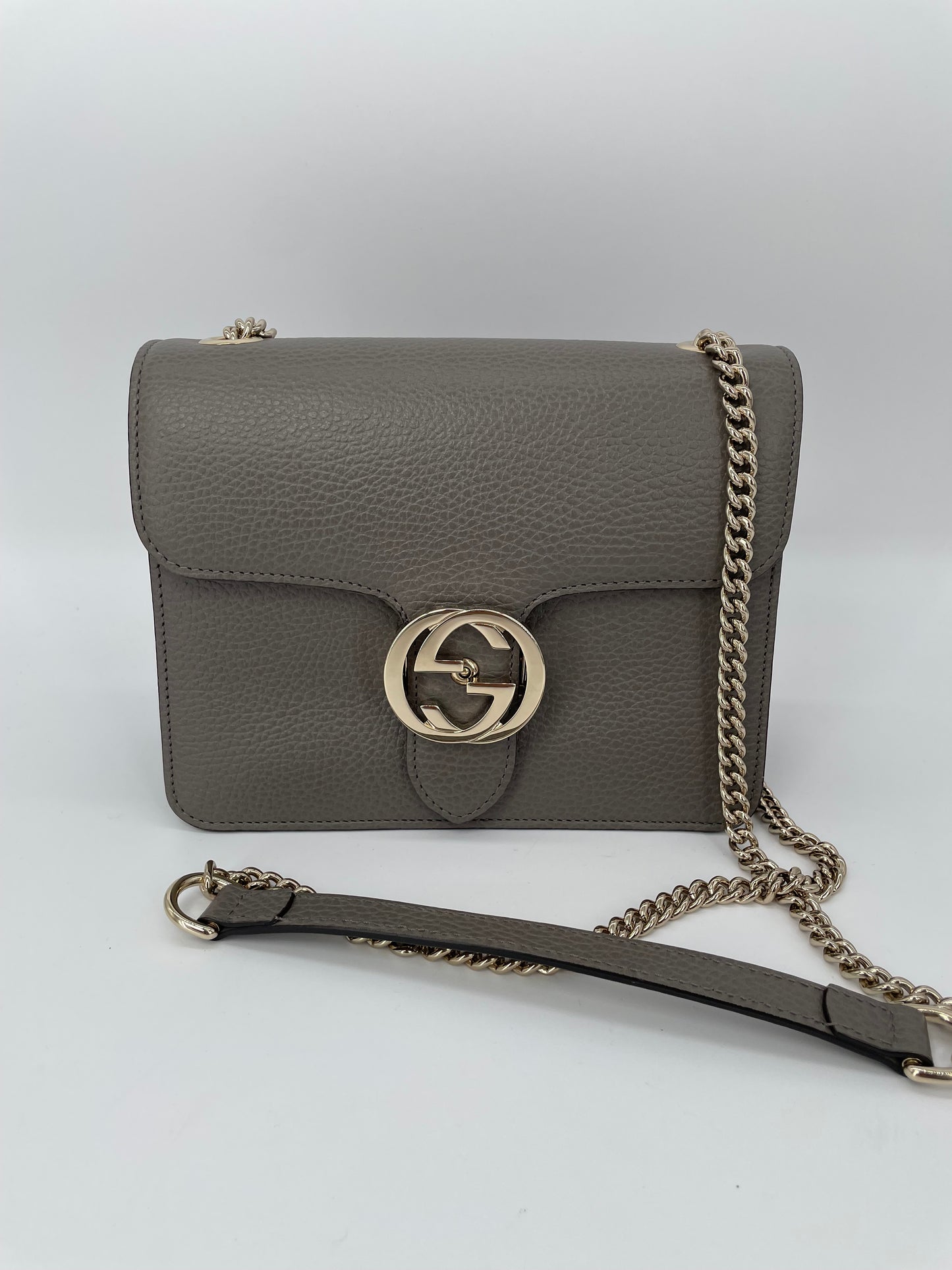 Preloved Gucci Interlocking Shoulder Bag