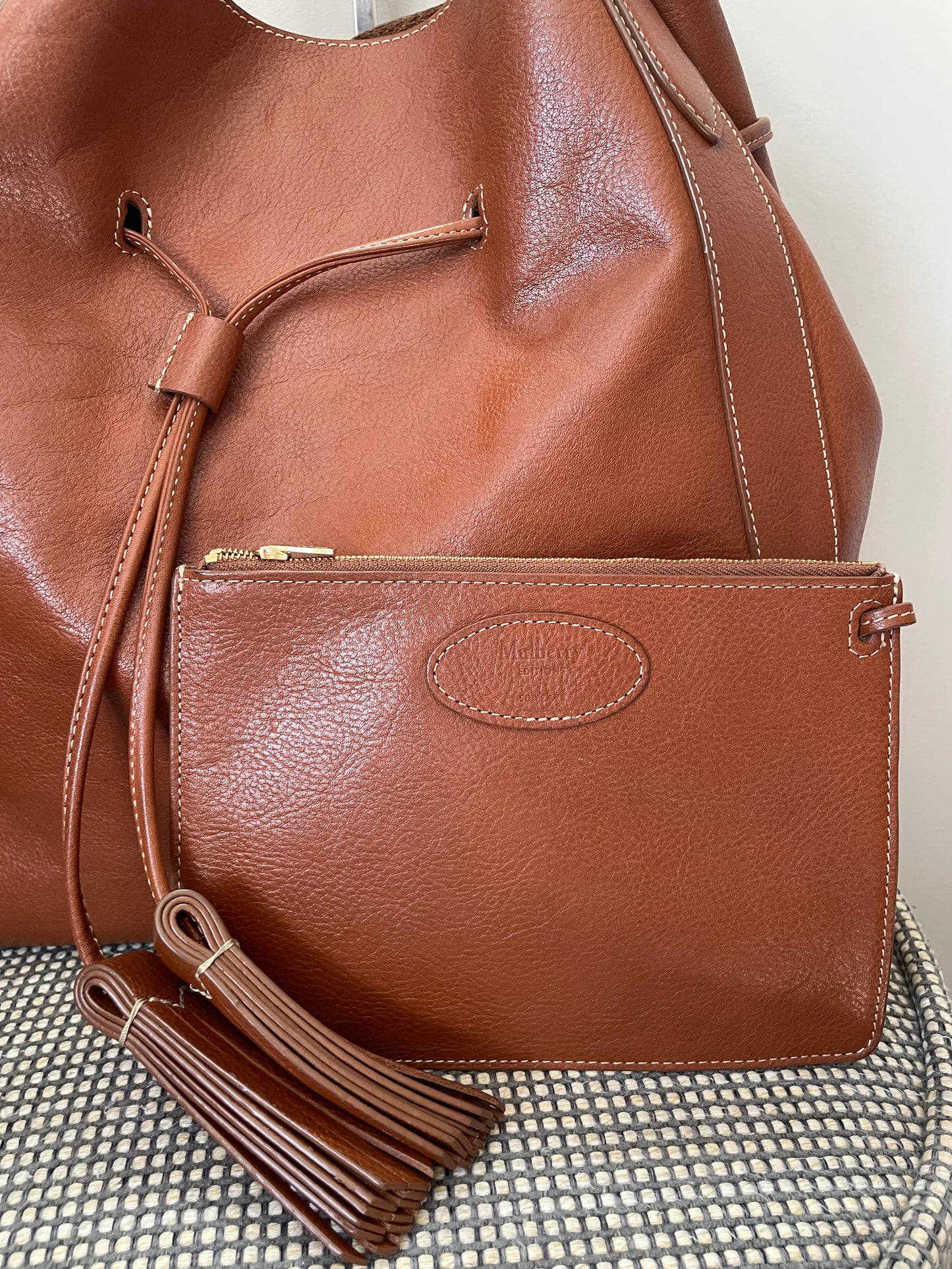 Preloved Mulberry Millie Tote Shoulder Bag, Large
