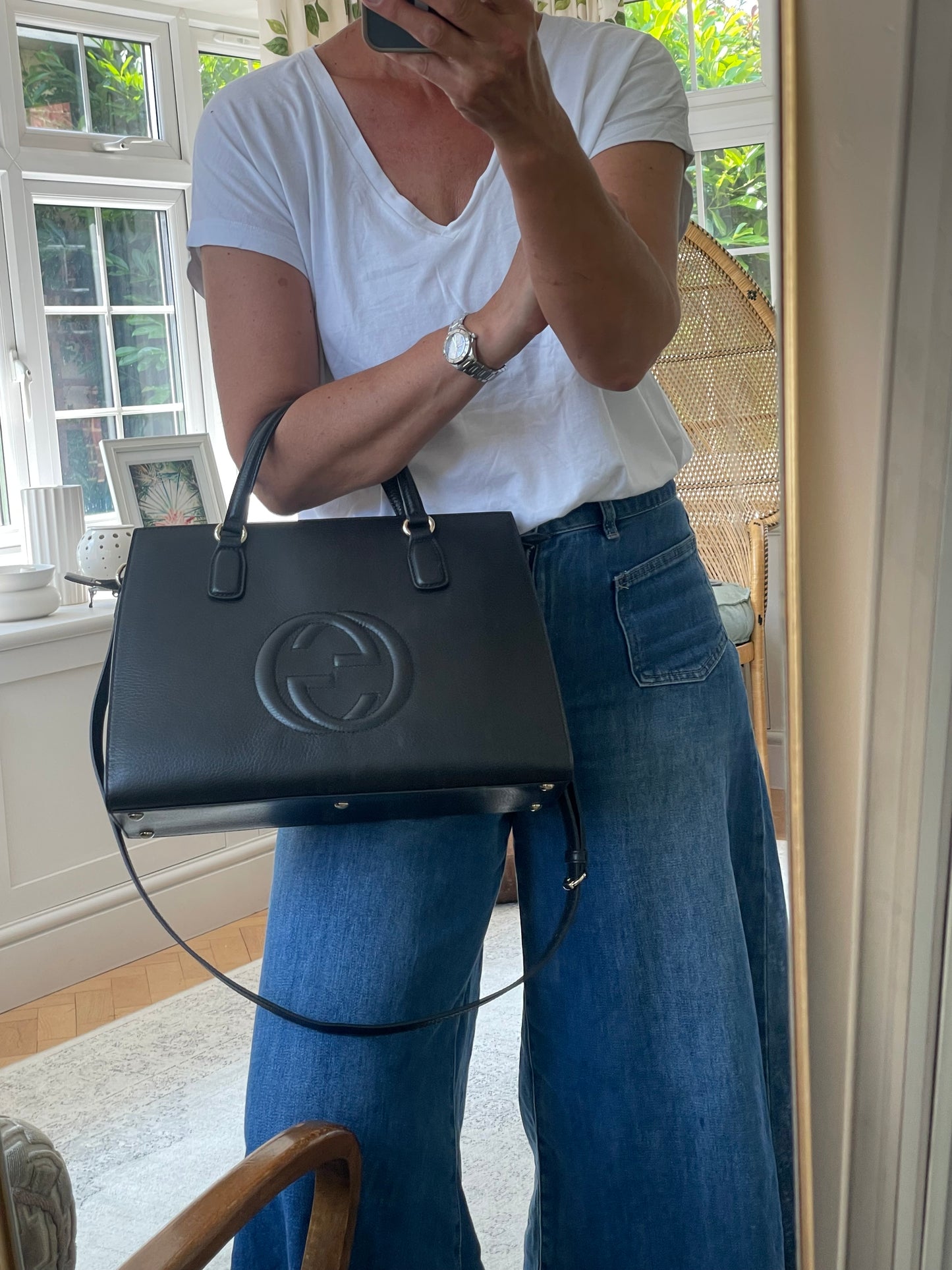Preloved Gucci Dollar Soho Two Way Top Handle Bag