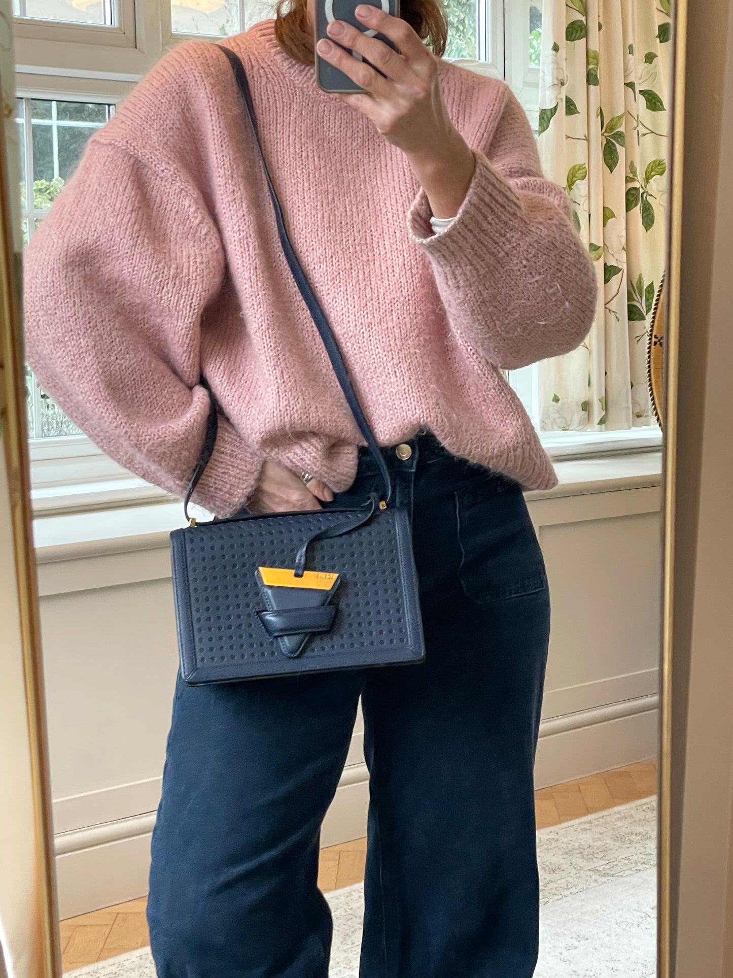 Preloved Loewe Barcelona Crossbody Bag, Medium