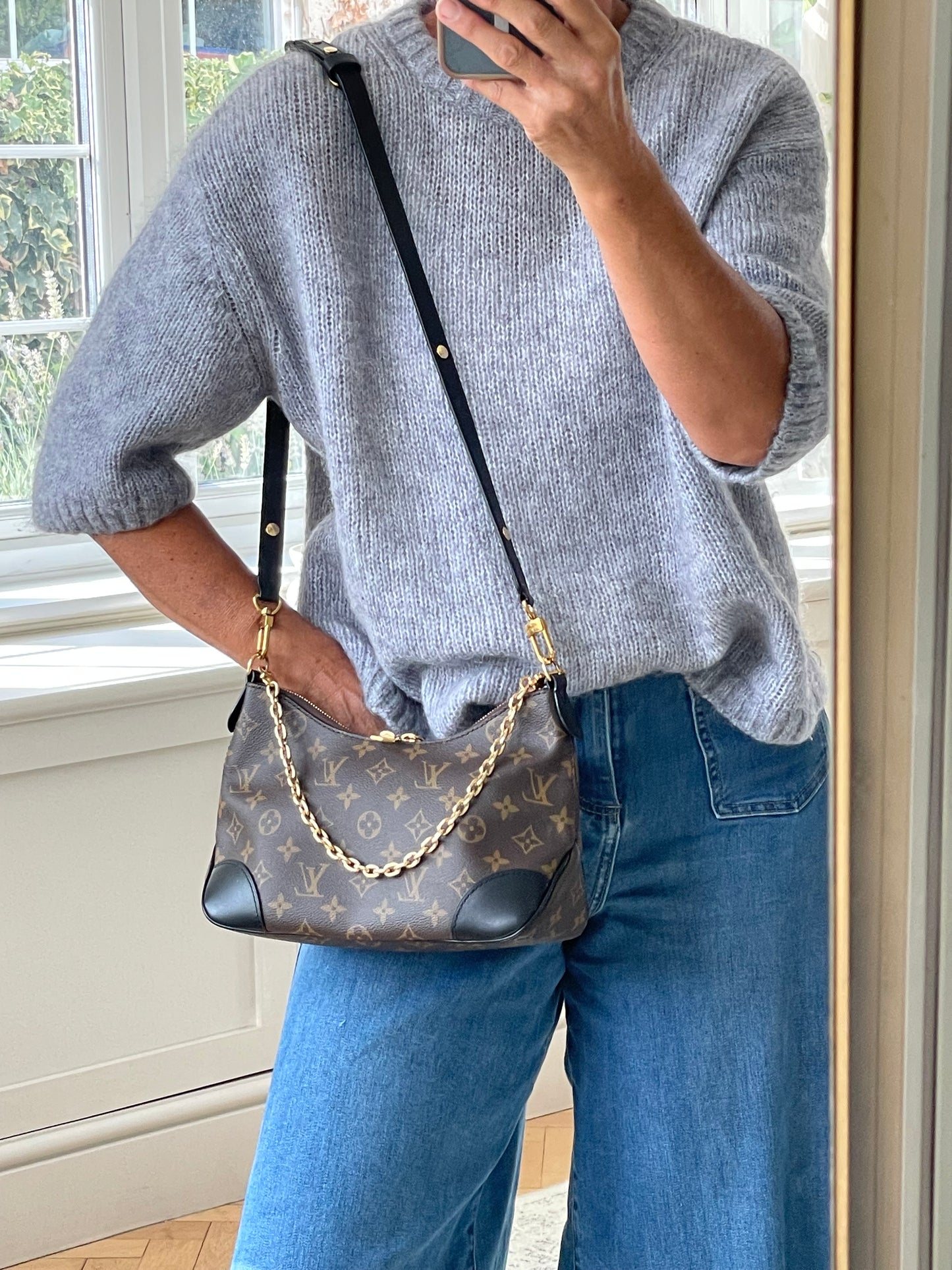 Preloved Louis Vuitton Boulogne NM PM Shoulder Bag