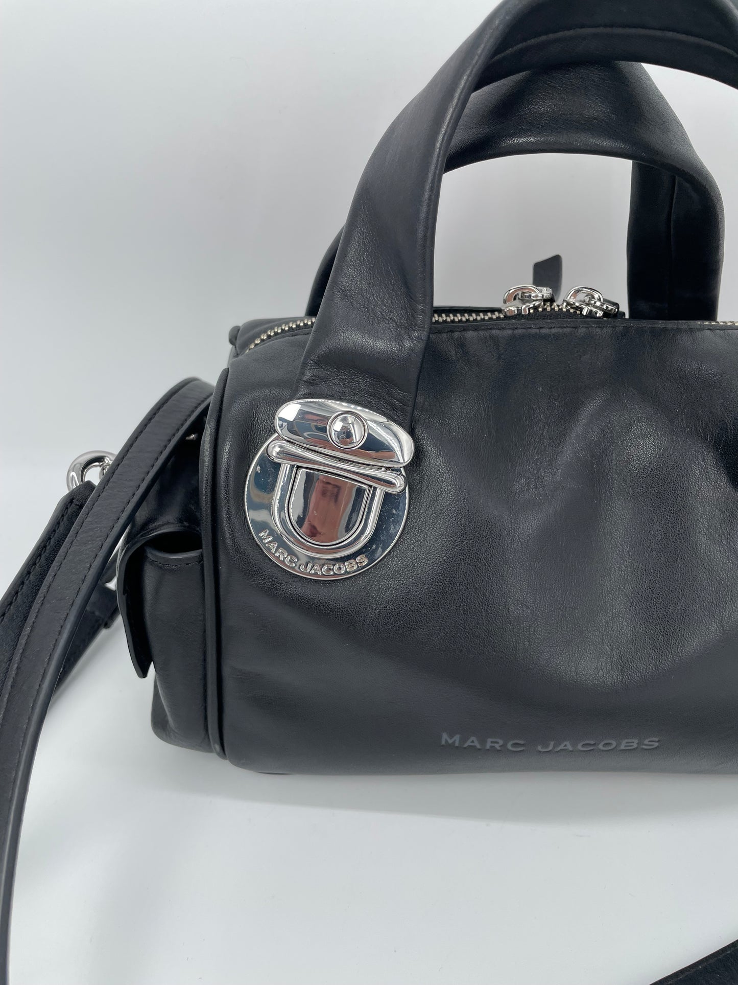 Preloved Marc Jacobs Pushlock satchel bag, Mini