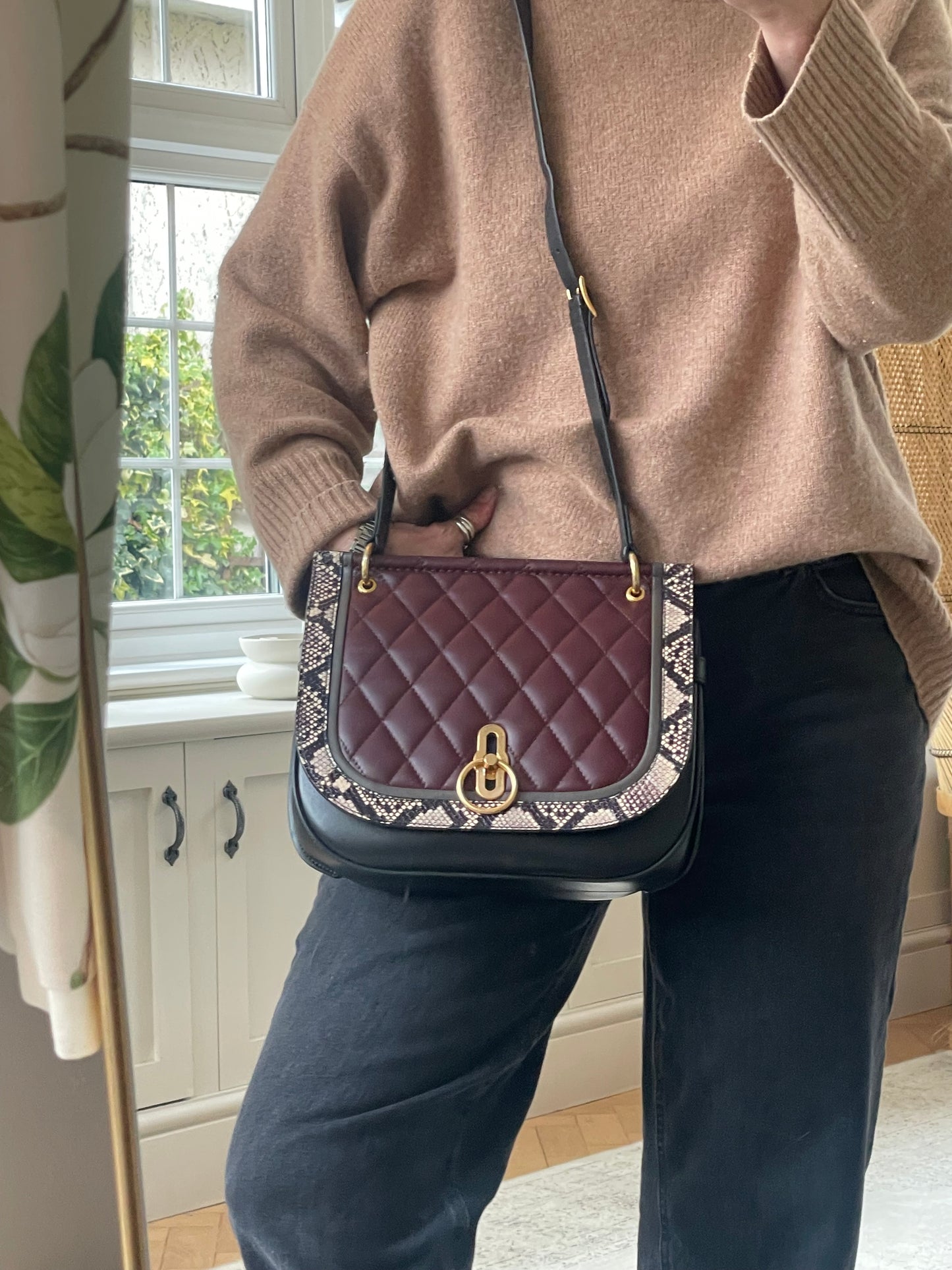 Preloved Mulberry Amberley Satchel Bag, Medium